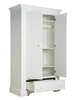 BOPITA Bed 60x120 + Chest of drawers + Closet Narbonne white