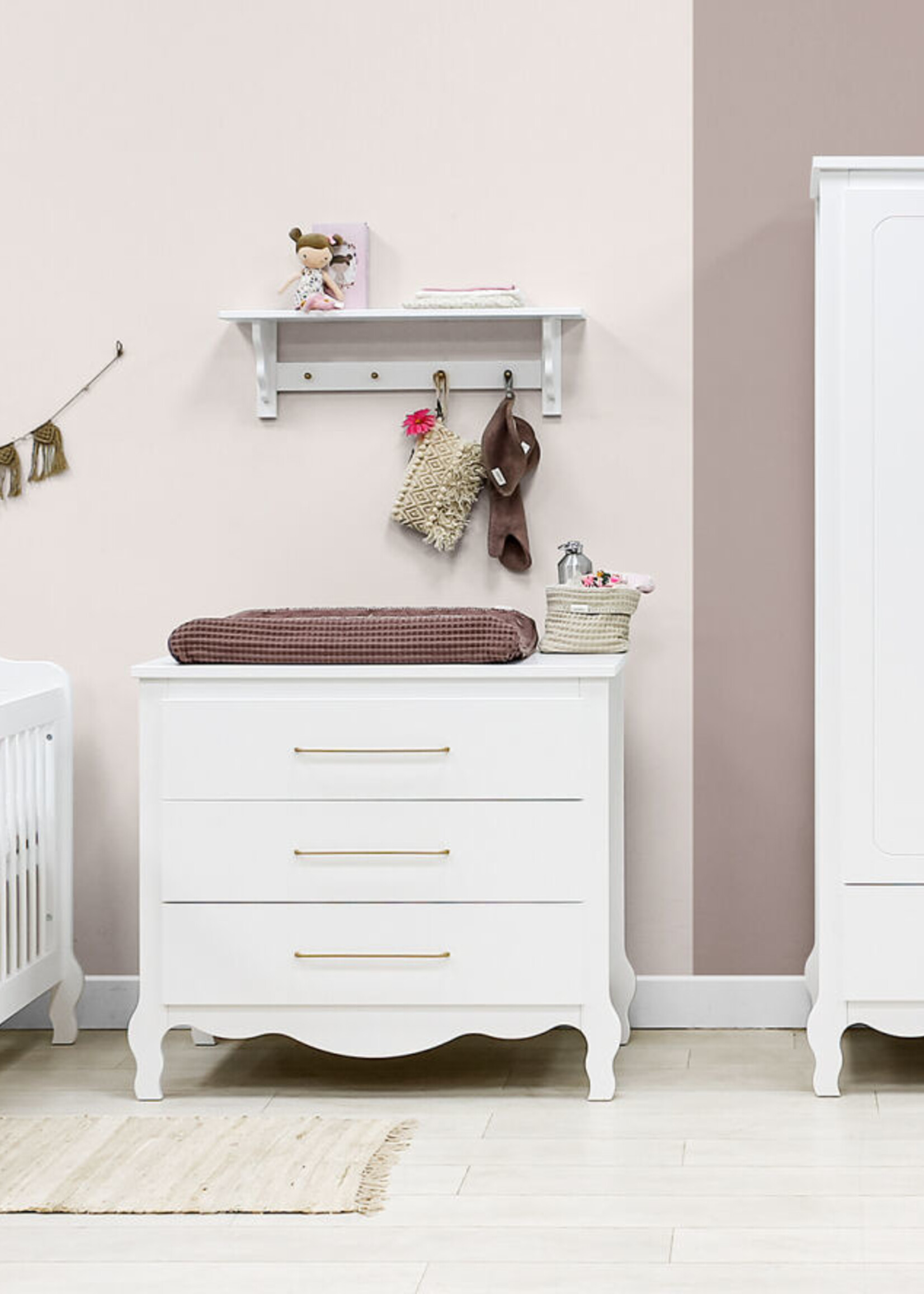 BOPITA Lit 70x140cm Elena blanc