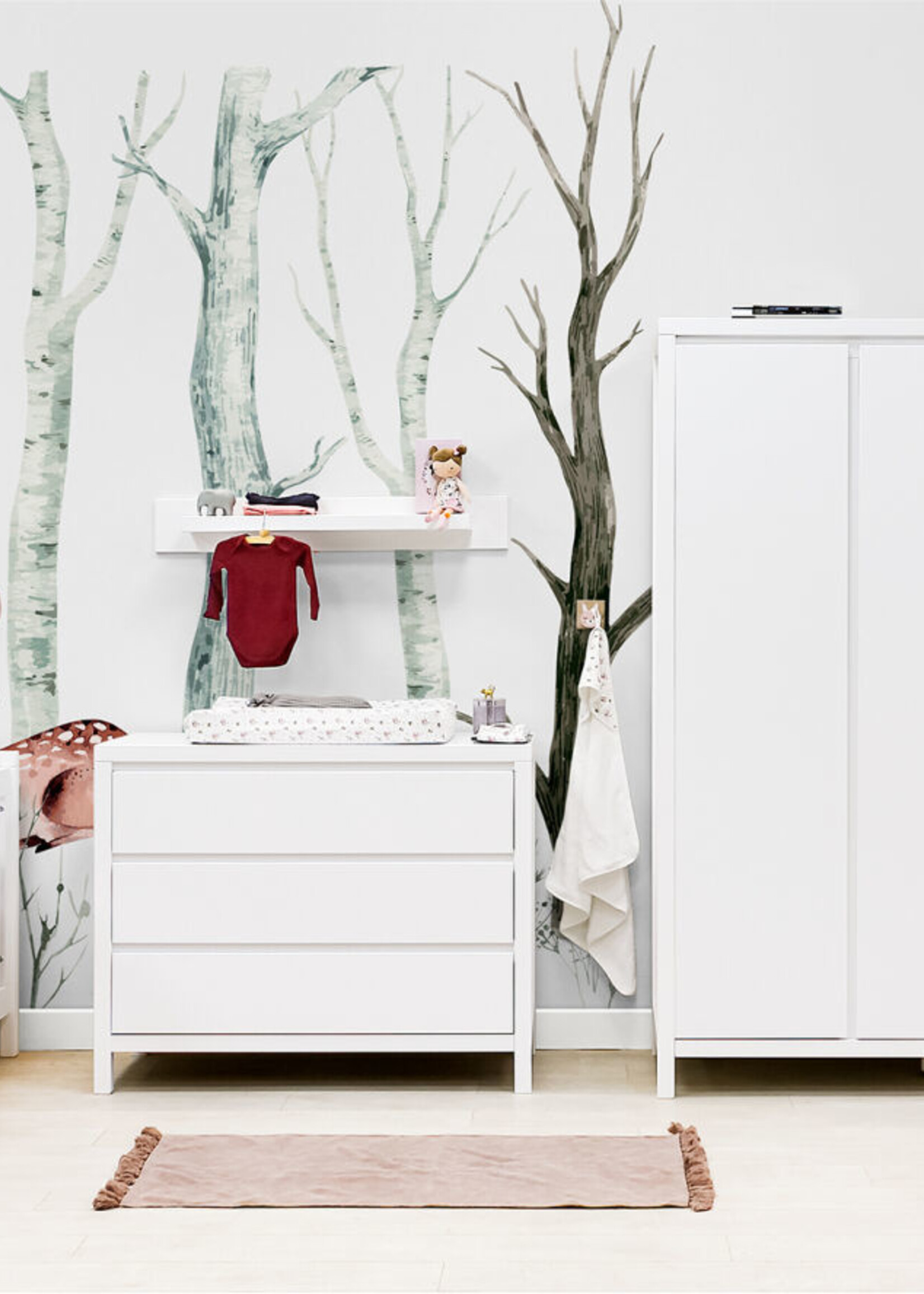 BOPITA Bed 70x140cm Corsica wit