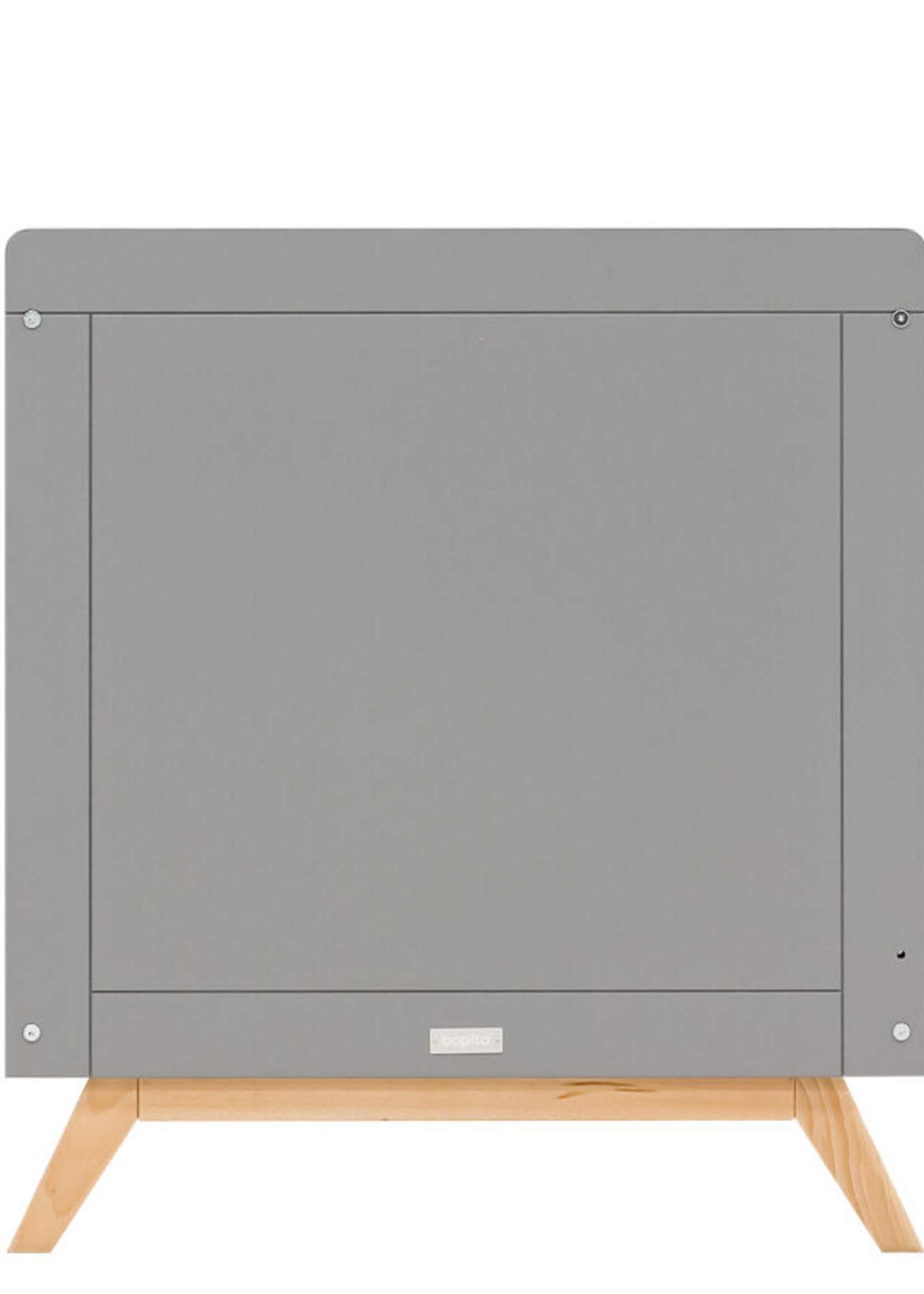 BOPITA Bed 70x140cm Fenna grijs / naturel