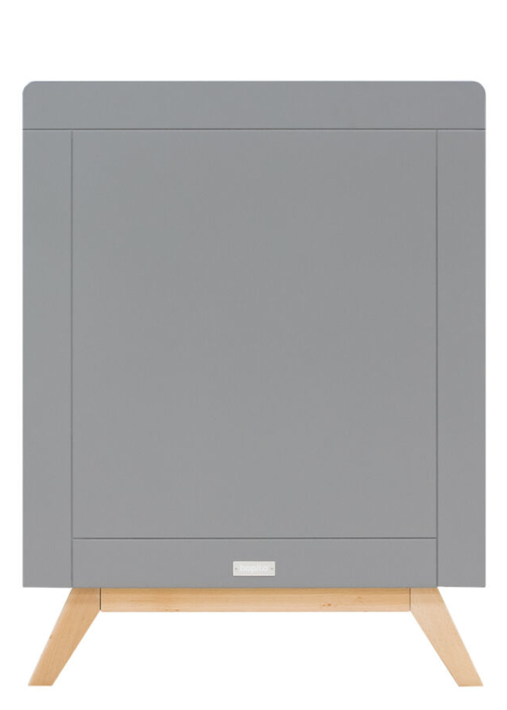 BOPITA Lit 60x120cm Fenna gris / naturel