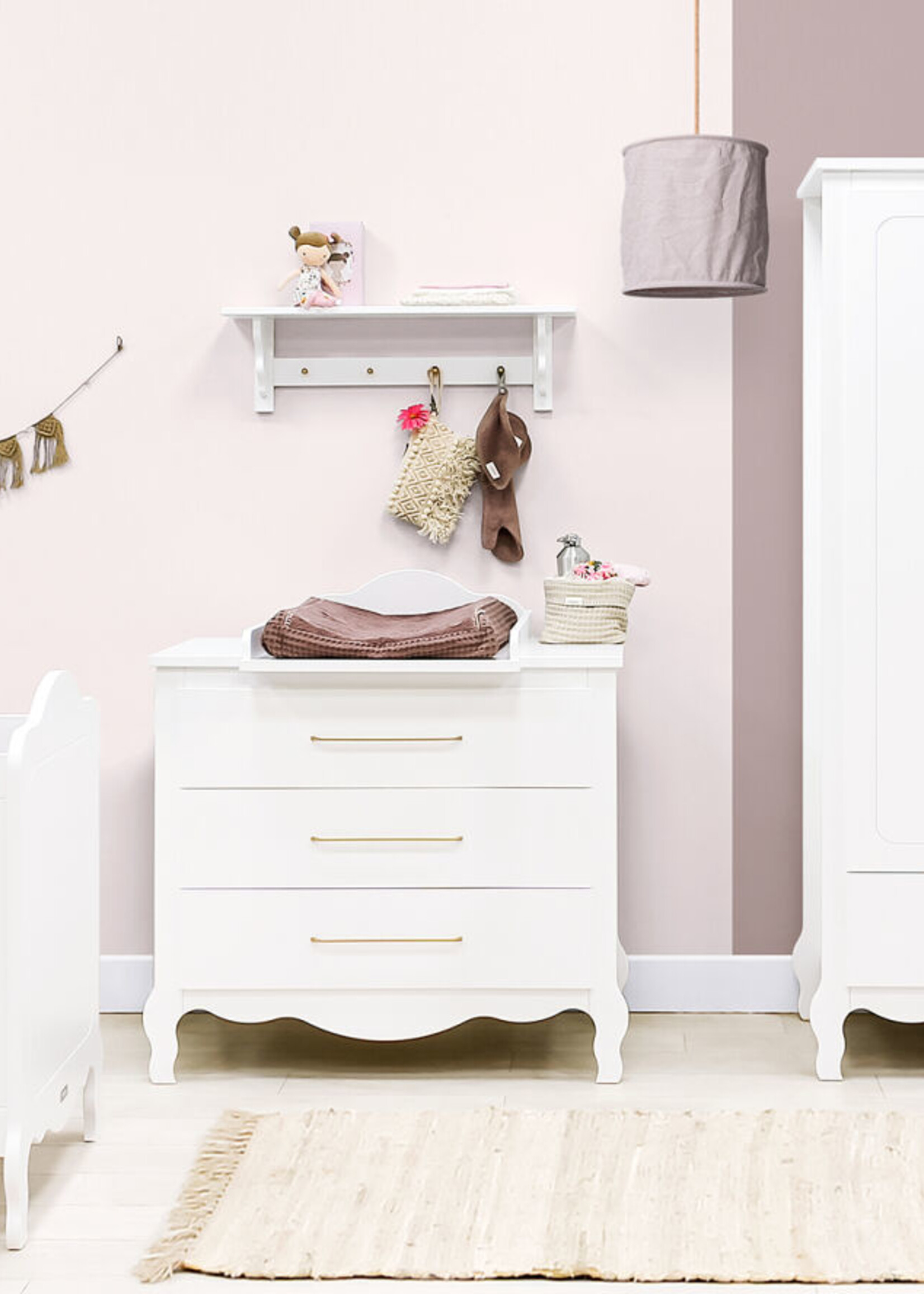 BOPITA Opzetstuk Commode Elena wit