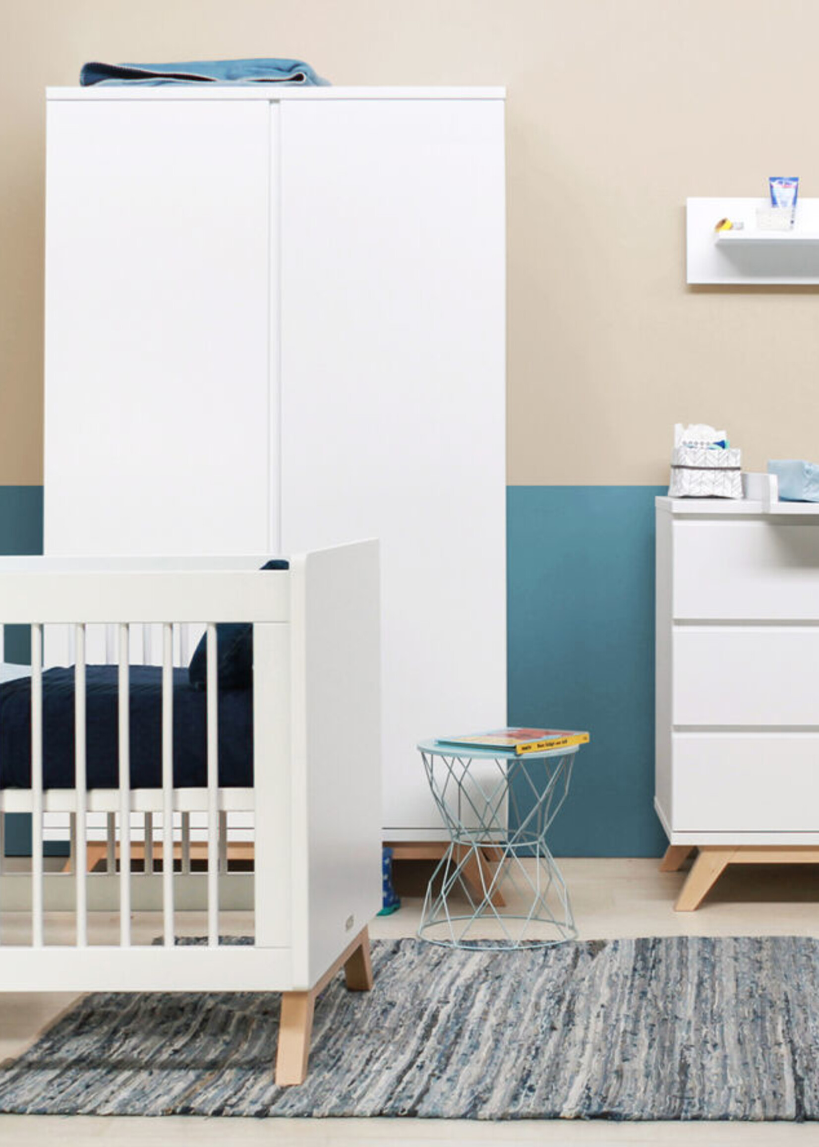 BOPITA Opzetstuk commode Lynn wit