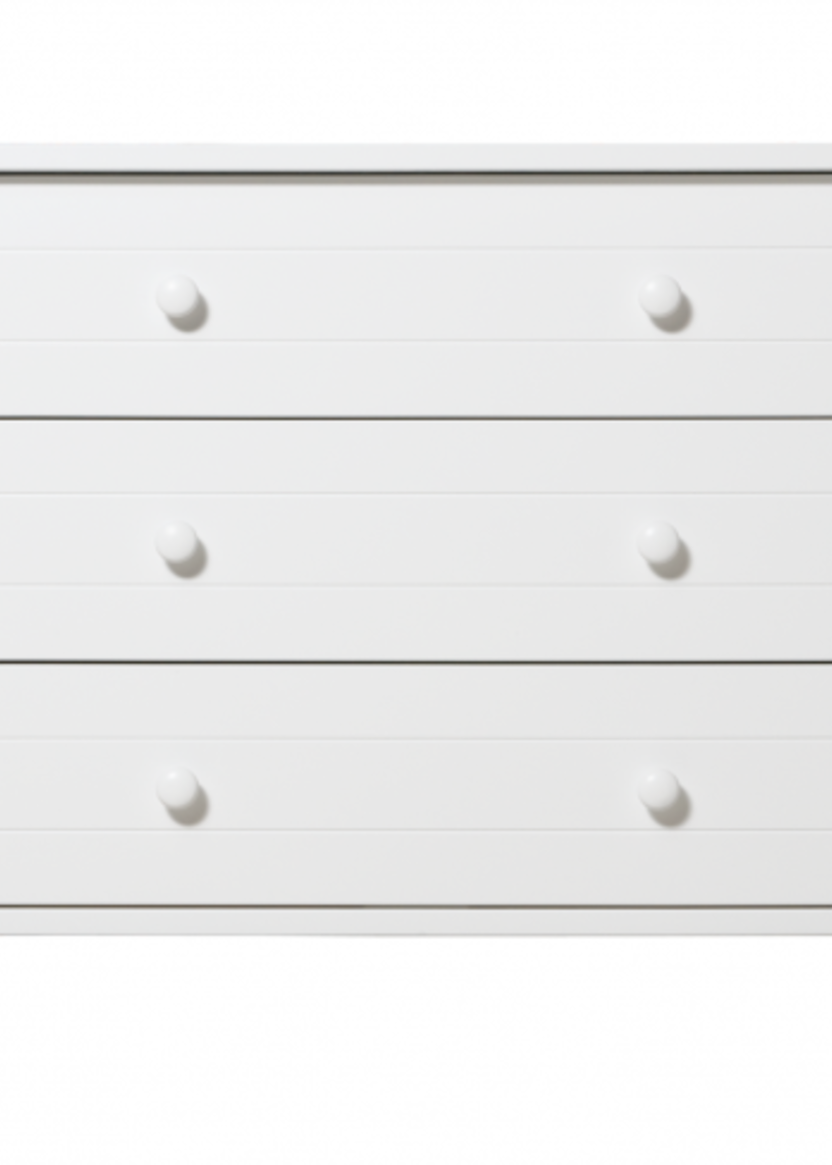 BOPITA Lit 70x140cm + Commode Belle blanc