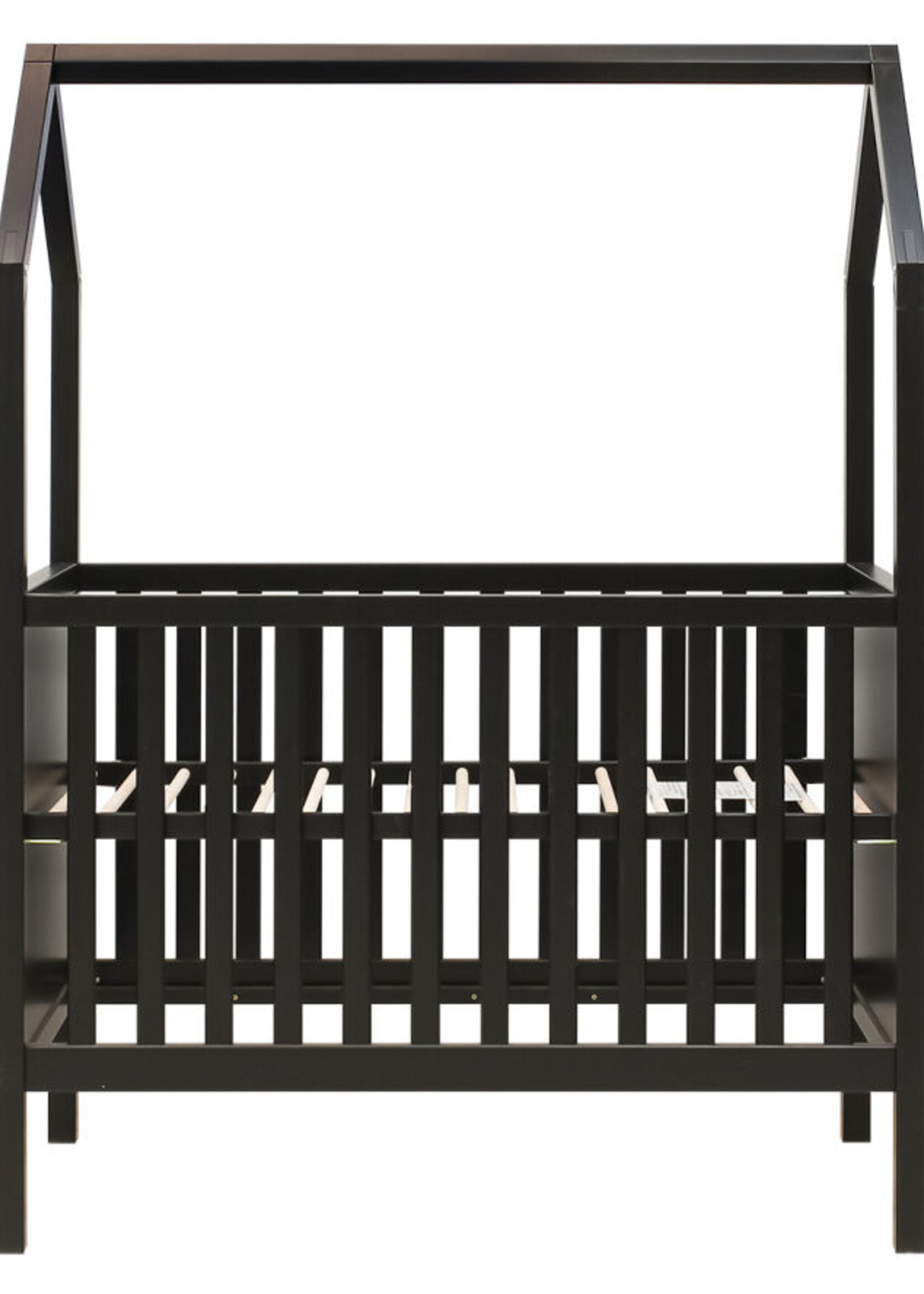 BOPITA Bed 60x120cm My first house zwart