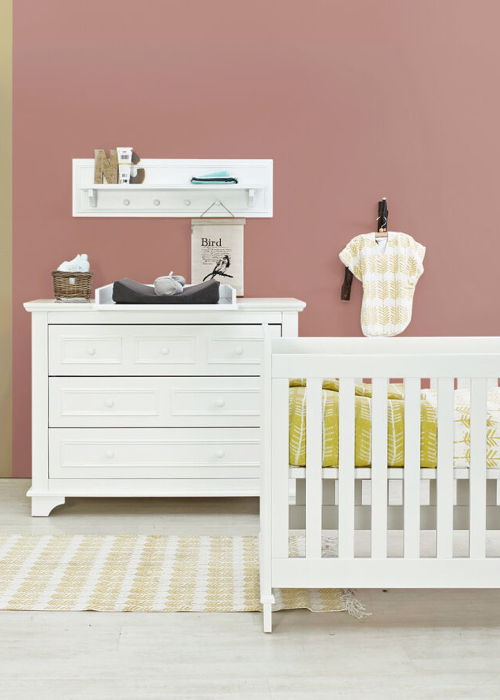 BOPITA Opzetstuk Commode Charlotte wit
