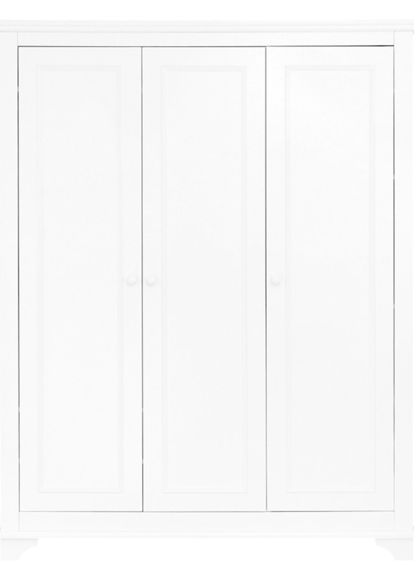 BOPITA 3 door closet Charlotte white