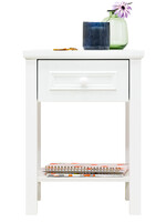 BOPITA Bedside table Charlotte white