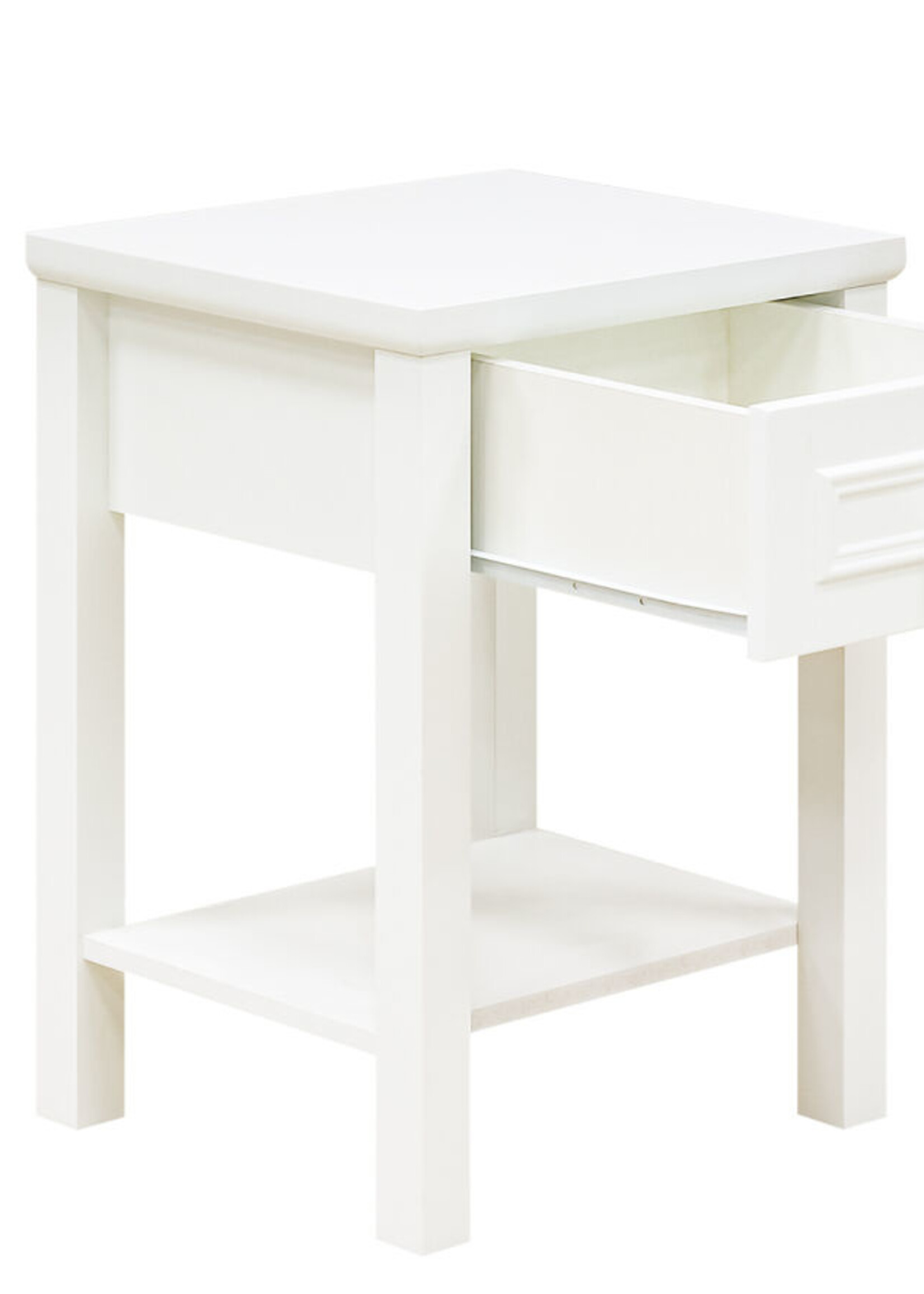 BOPITA Bedside table Charlotte white