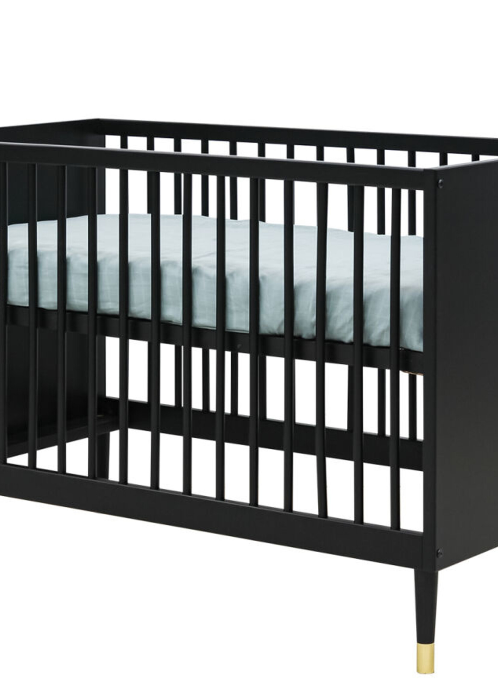 BOPITA Bed 60x120cm + Dresser Cloë black