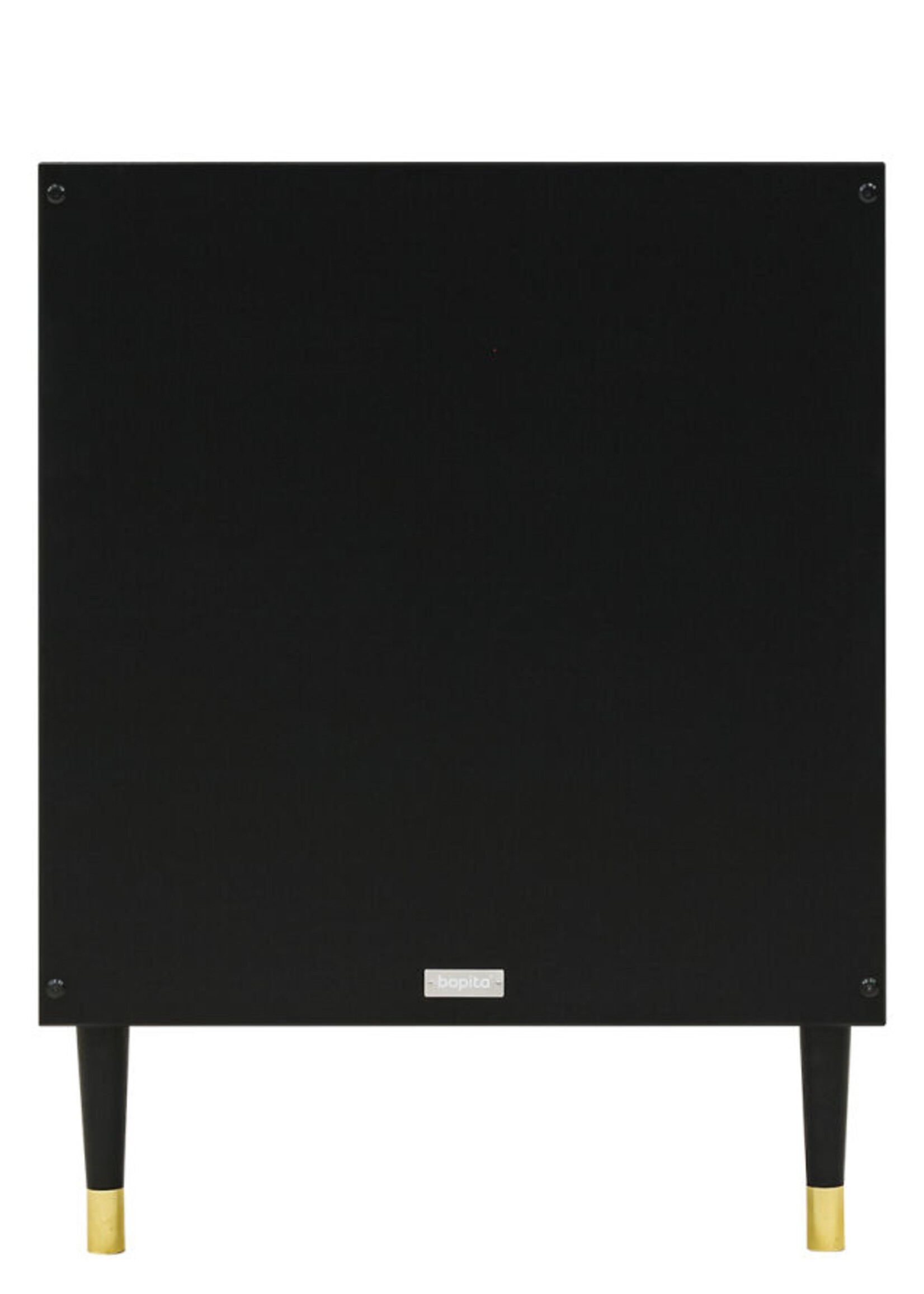 BOPITA Bed 60x120cm + Commode Cloë zwart