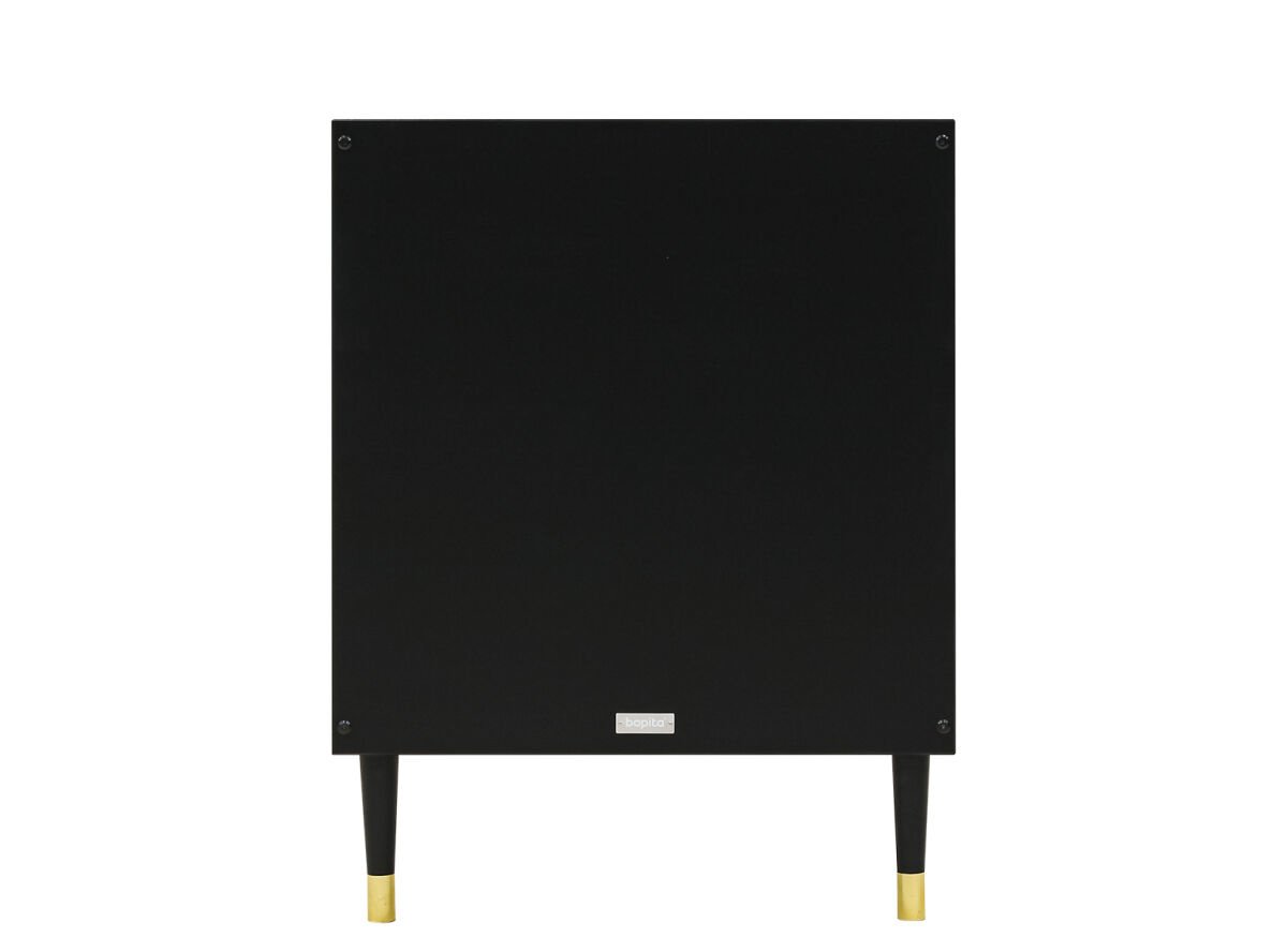 BOPITA Bed 60x120cm + Chest of drawers Cloë black