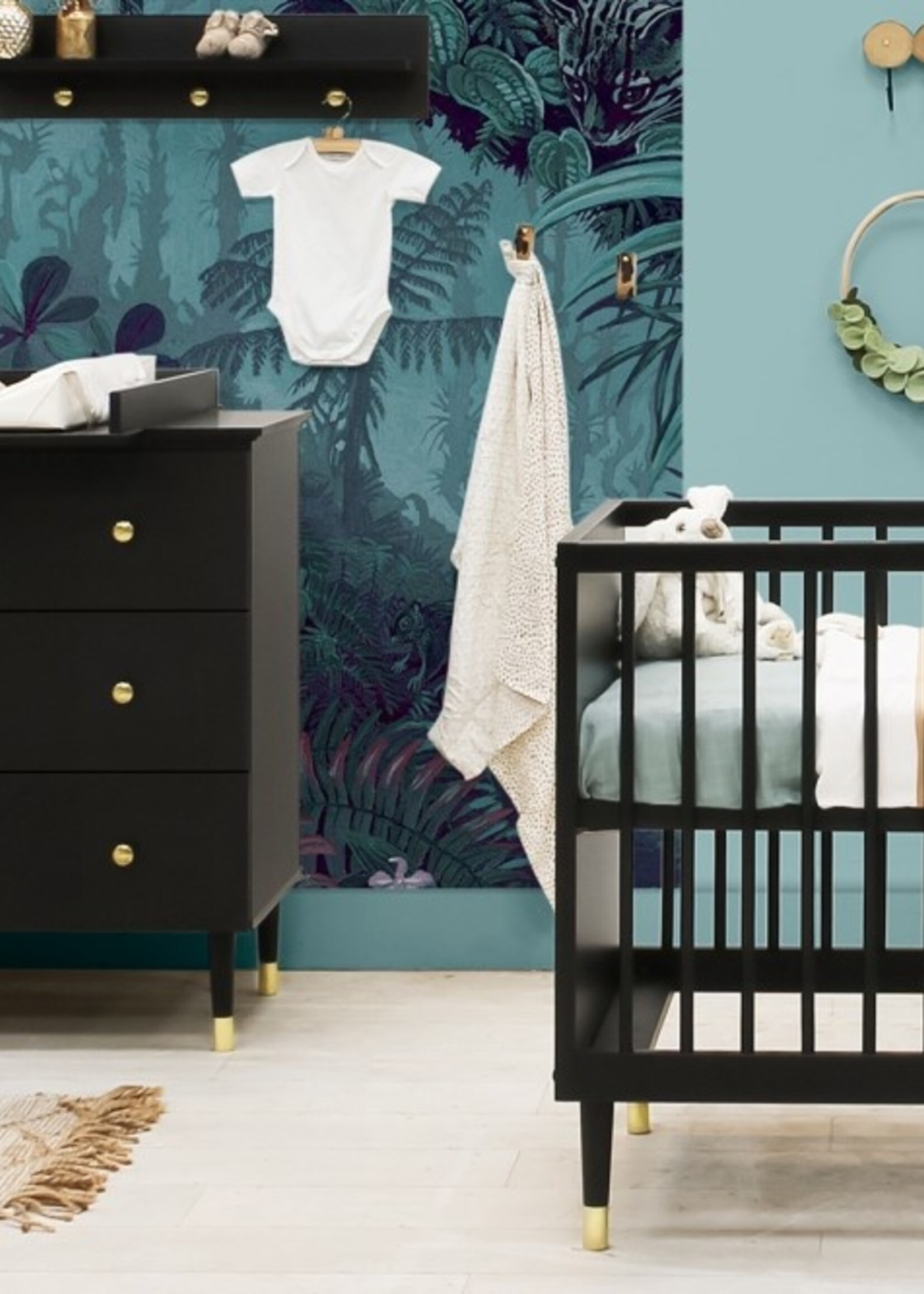 BOPITA Bed 70x140cm Cloë zwart