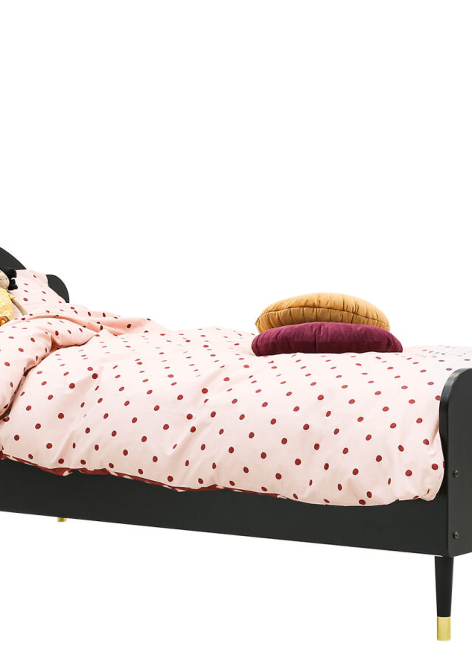 BOPITA Bed 90x200cm Cloë zwart