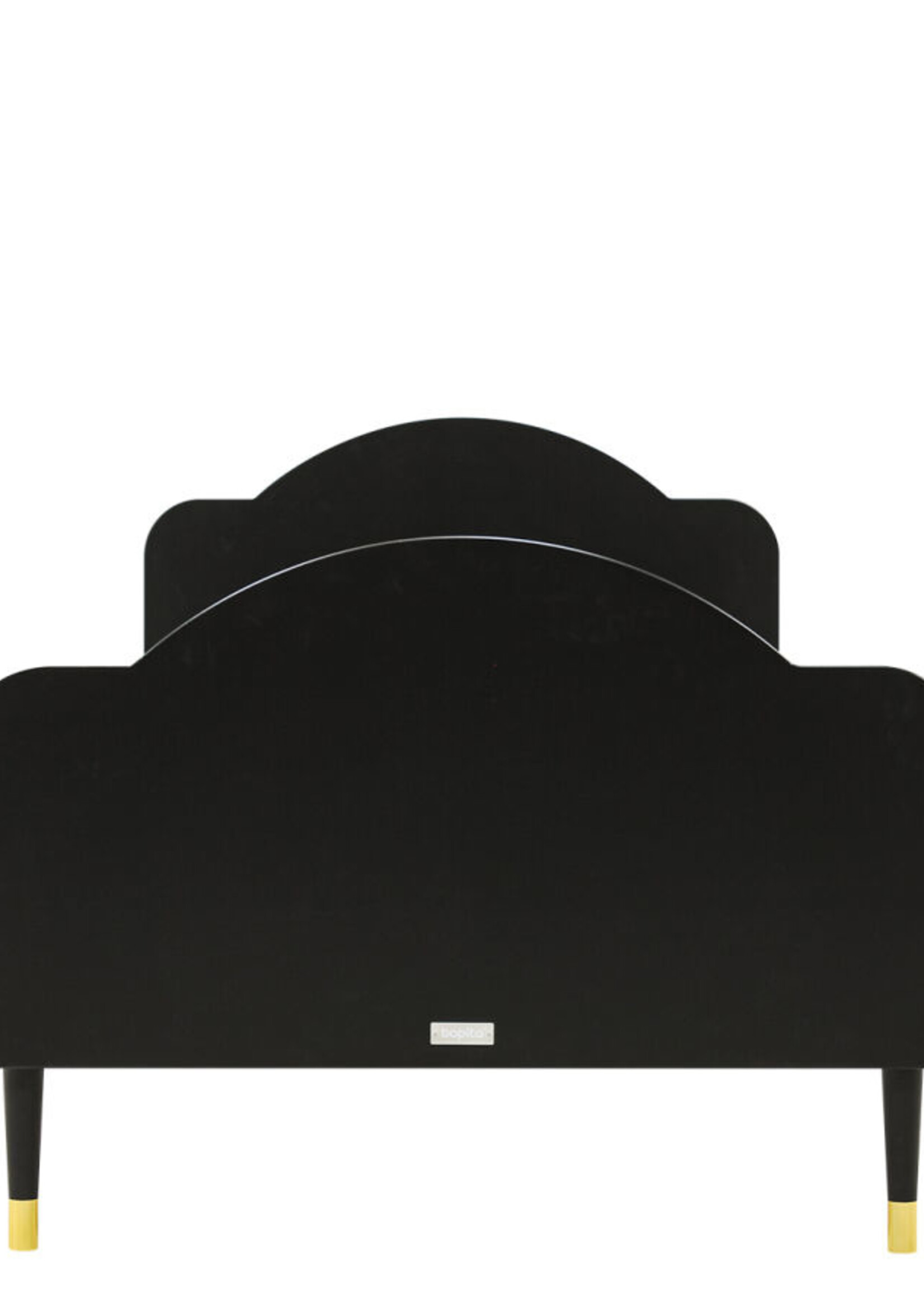 BOPITA Lit 90x200cm Cloë noir