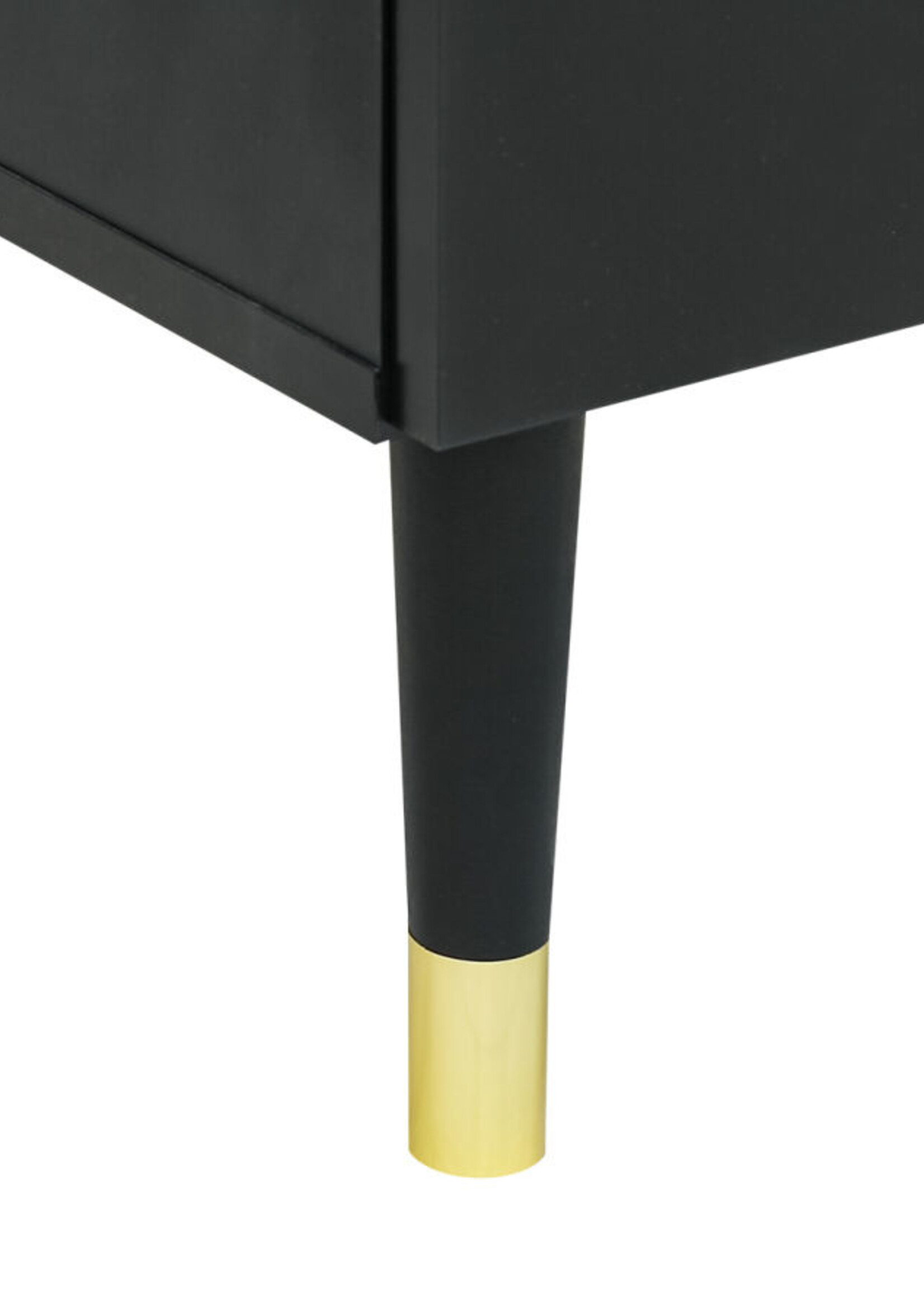 BOPITA Table de nuit Cloë noir