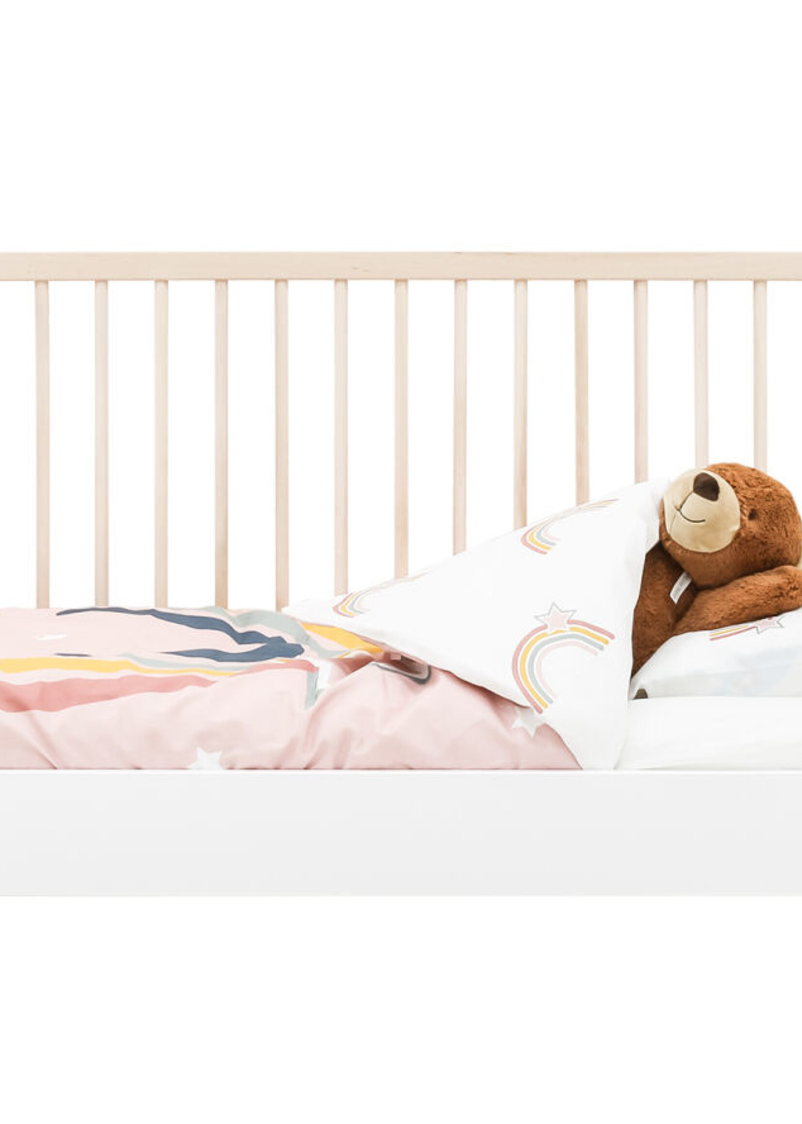 BOPITA Bed 70x140cm Indy white / natural