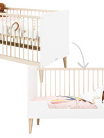 BOPITA Bed 70x140cm Indy wit / naturel