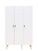 BOPITA 3 door closet Indy white / natural