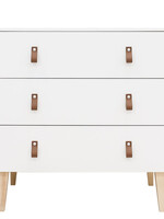 BOPITA Chest of drawers Indy white / natural