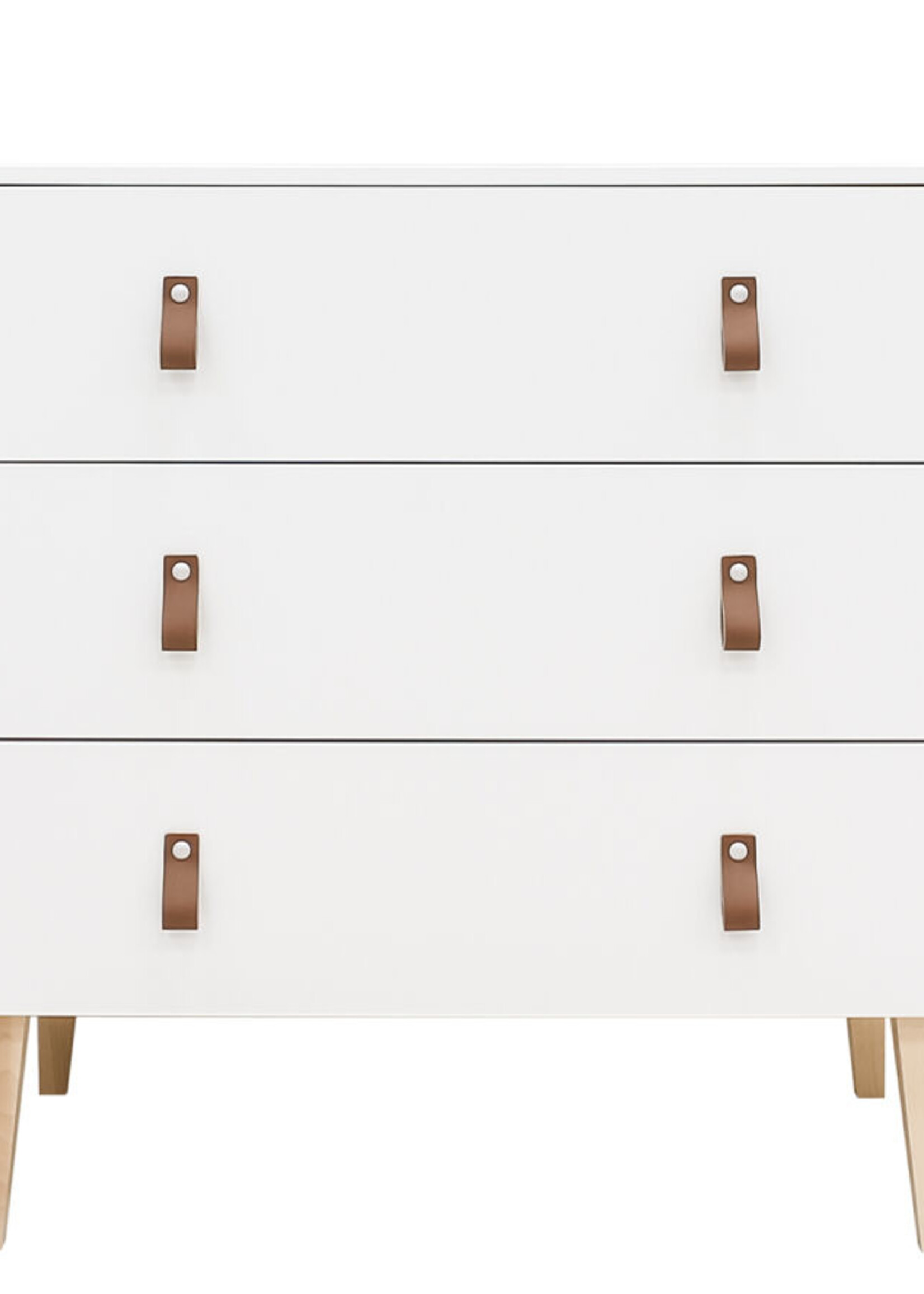 BOPITA Chest of drawers Indy white / natural