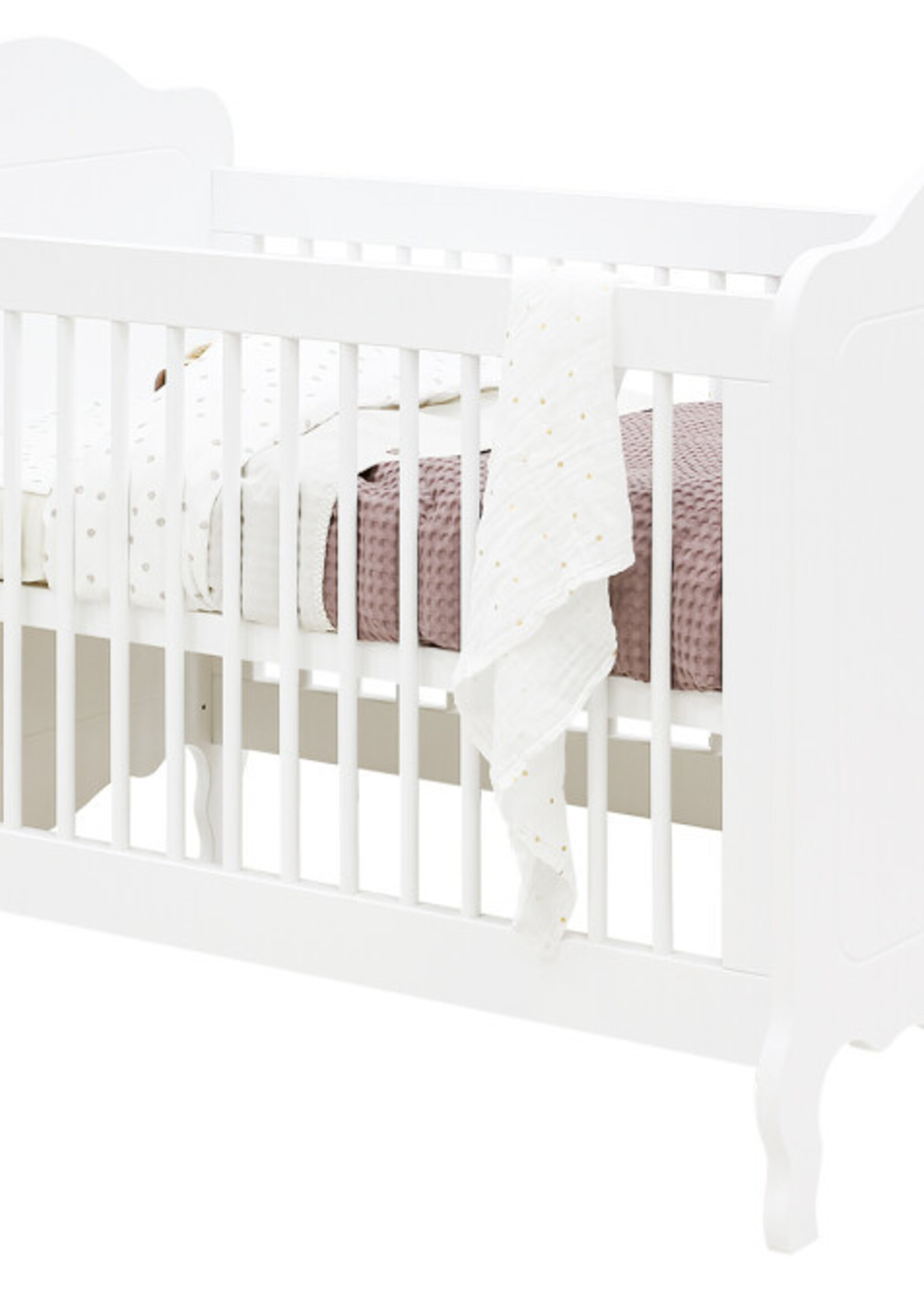 BOPITA Bed 60x120cm  Elena wit