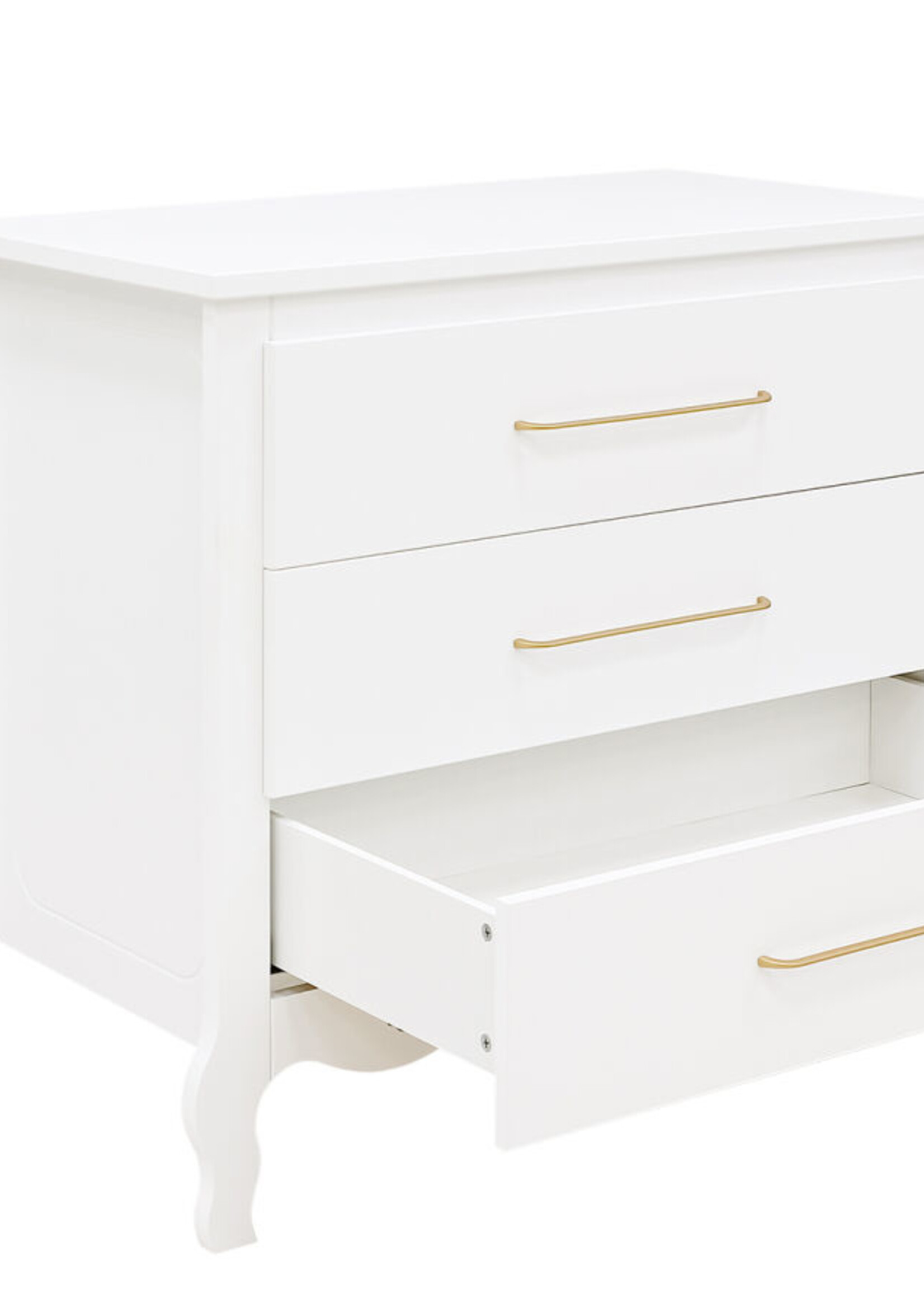 BOPITA Bed 70x140cm + Chest of drawers Elena white