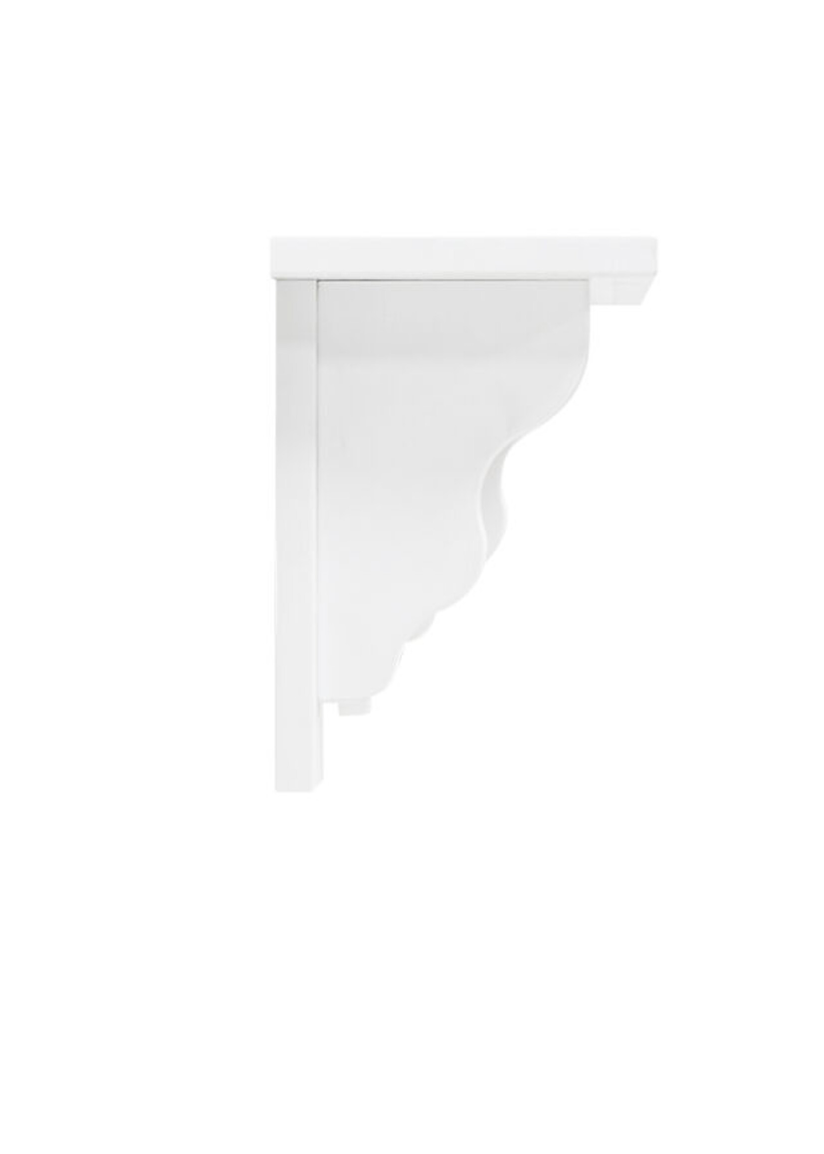 BOPITA Etagère murale Elena blanc