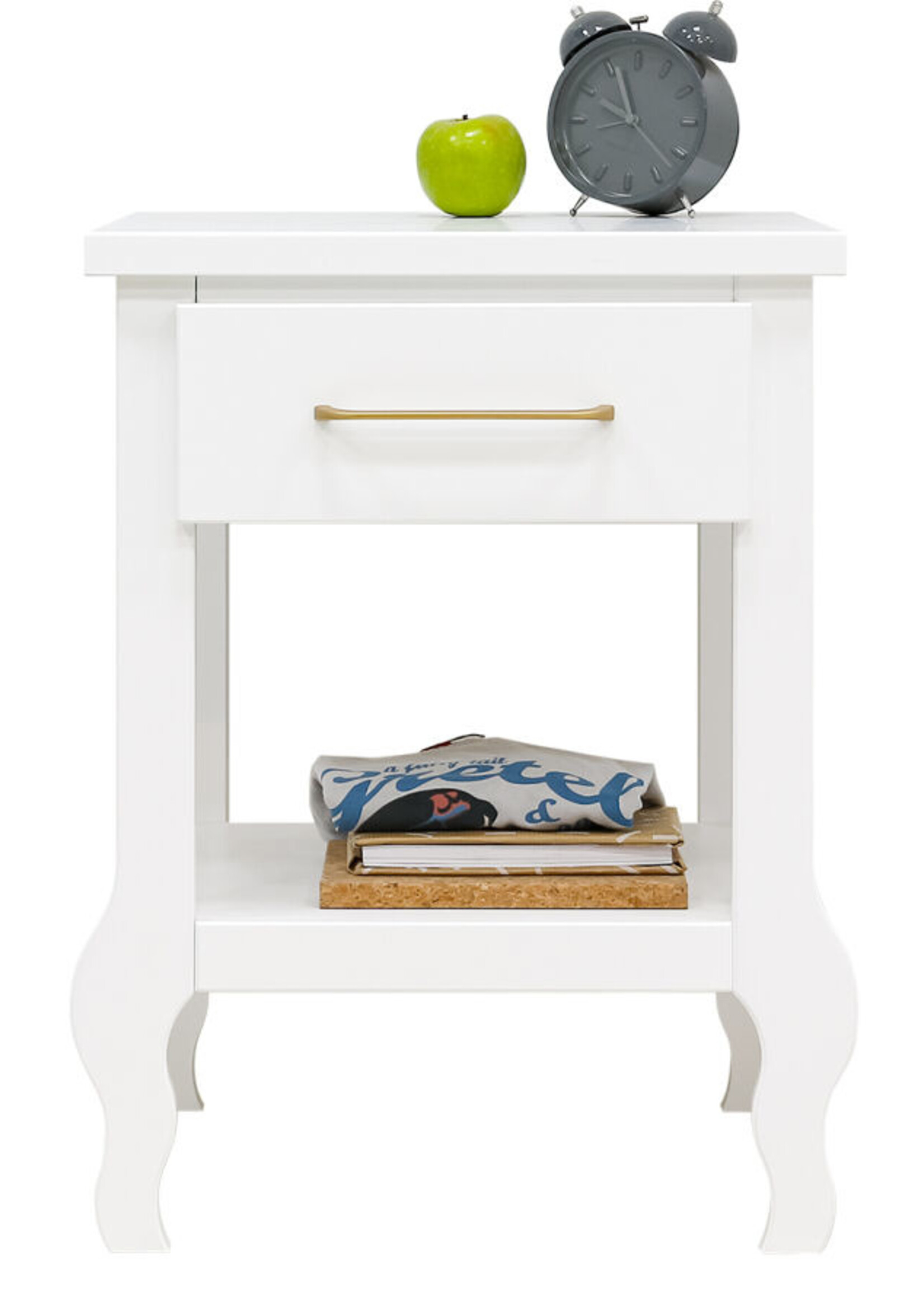 BOPITA Nachttafel Elena wit