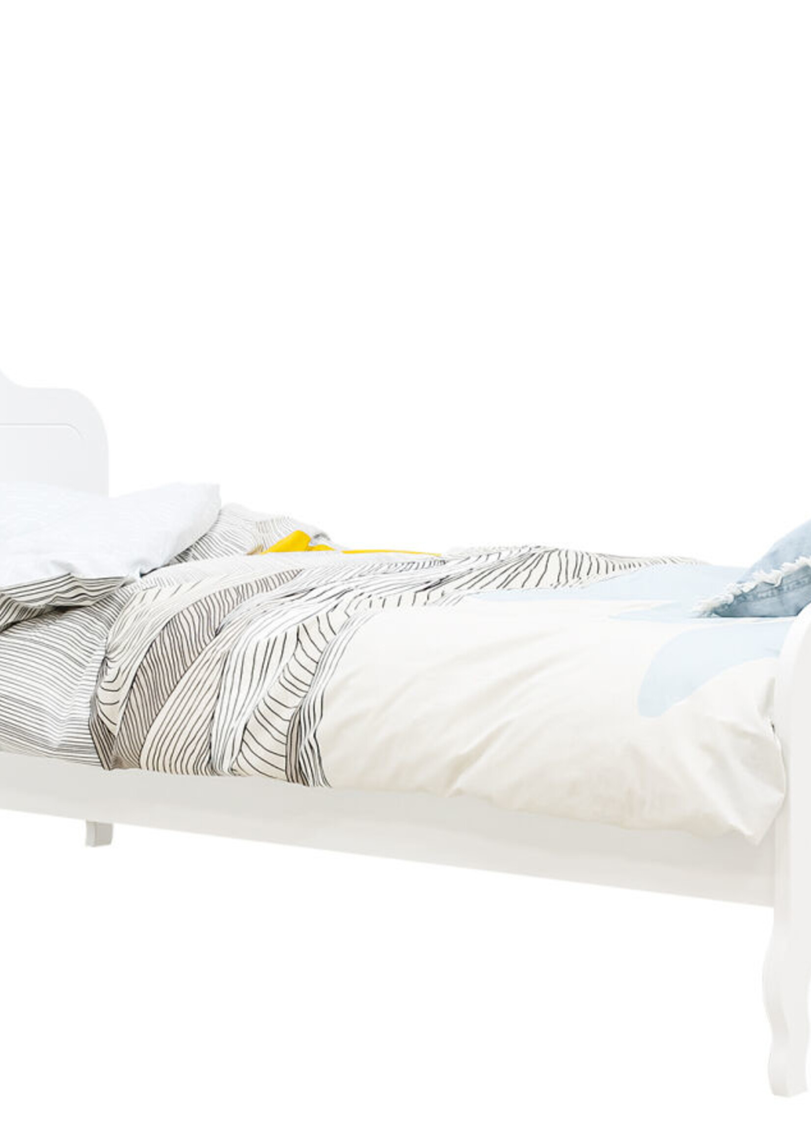 BOPITA Bed 90x200cm Elena white