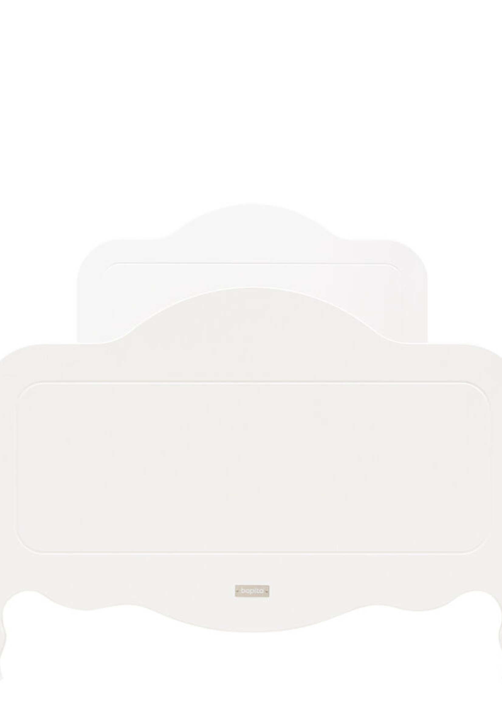 BOPITA Lit 90x200cm Elena blanc