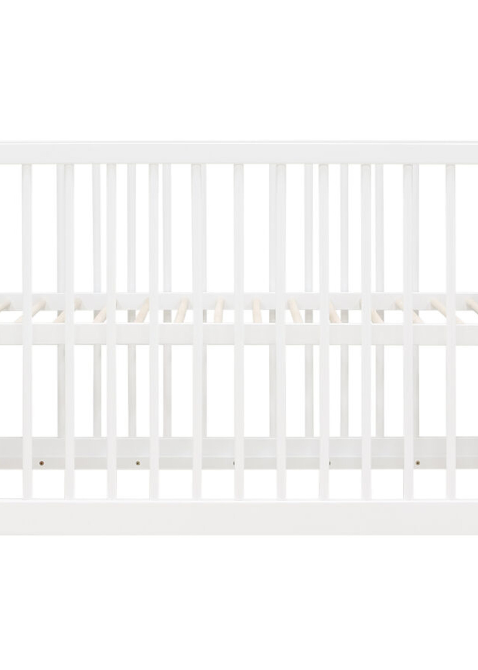 BOPITA Lit 70x140cm Emma blanc / gris