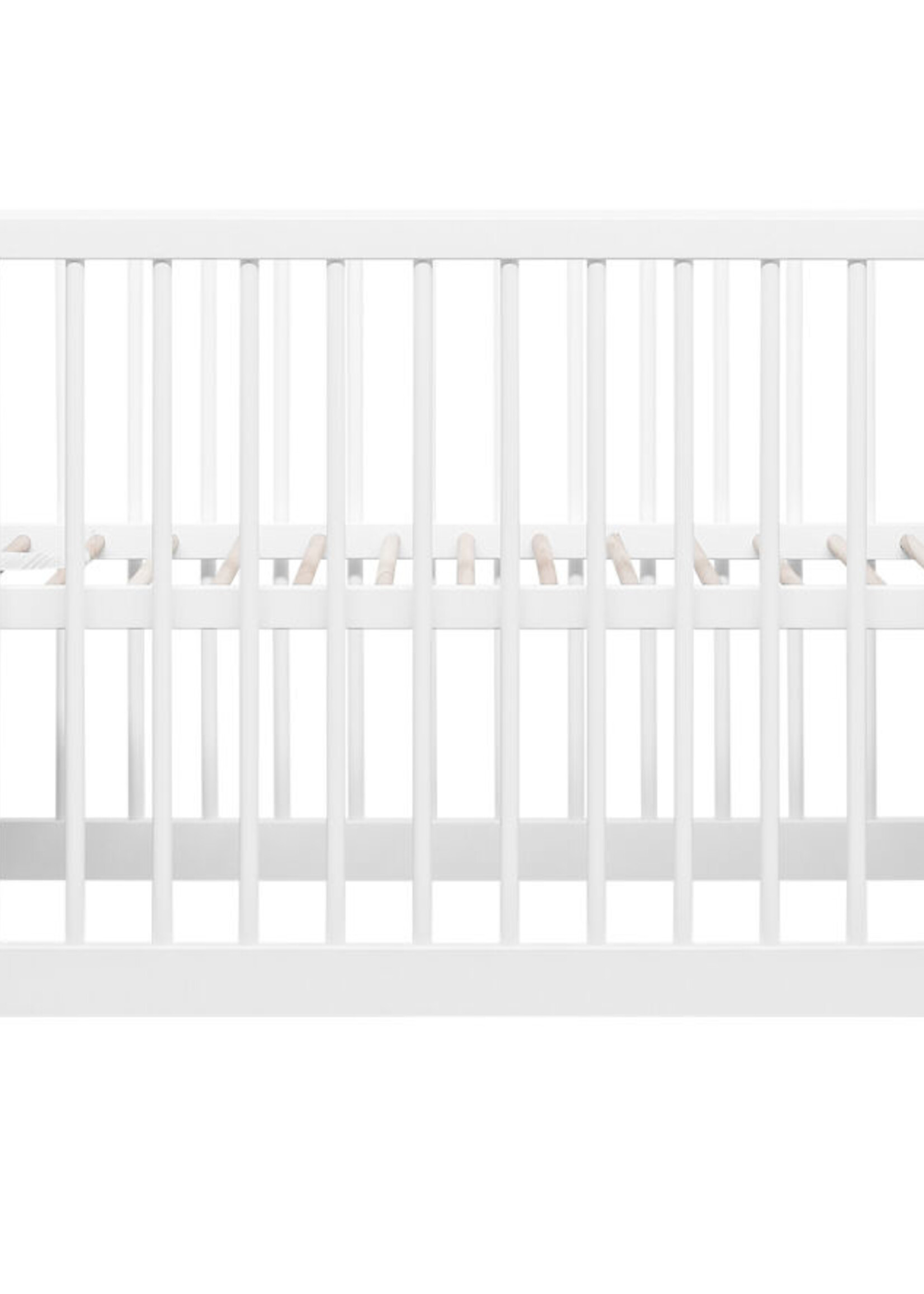 BOPITA Bed 60x120cm Emma white / gray