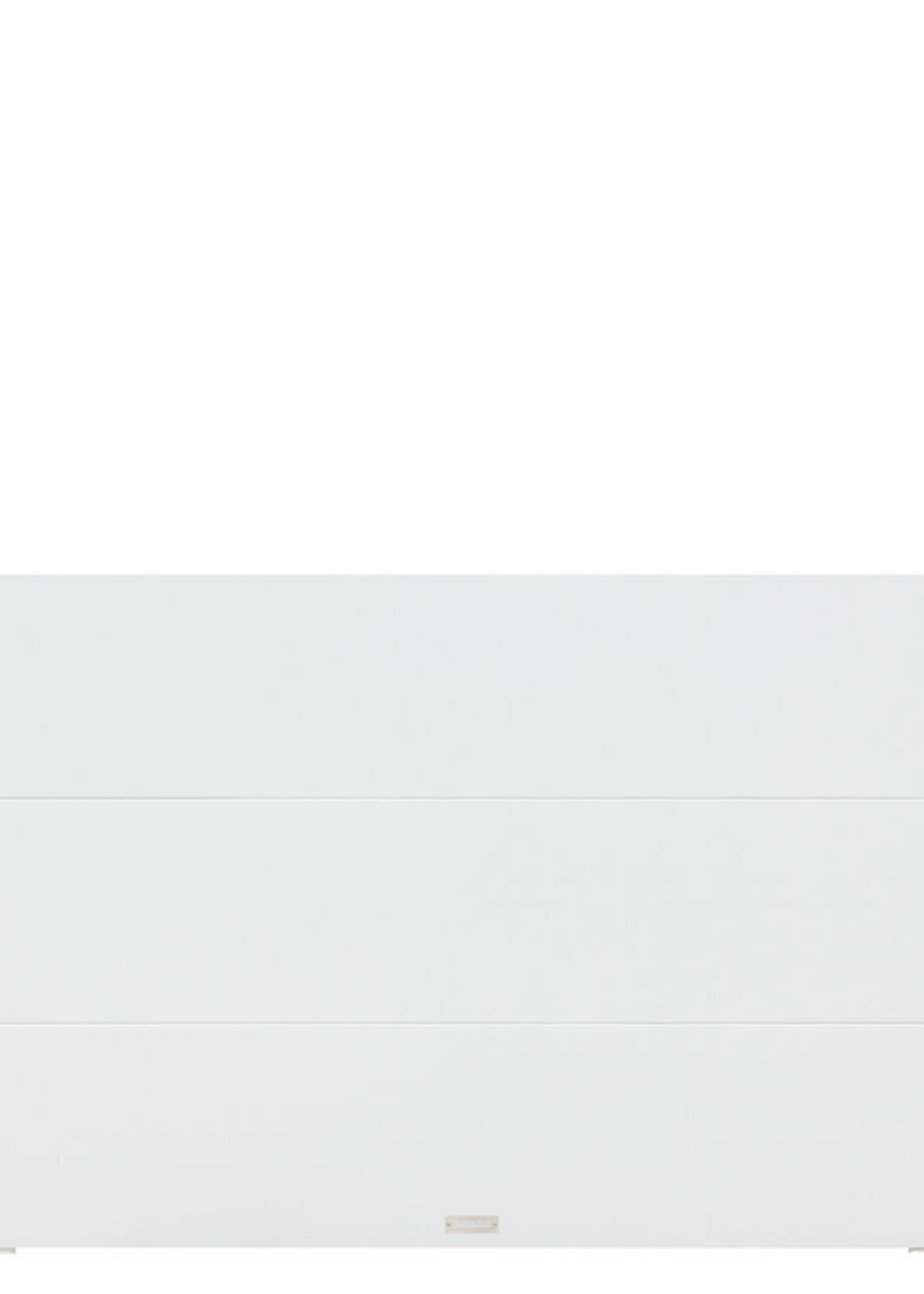 BOPITA Canapé-lit 90x200cm Emma blanc / gris