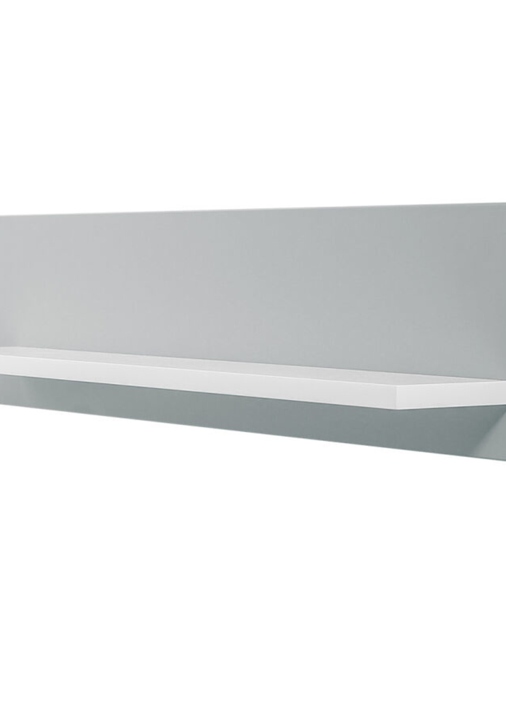 BOPITA Wall rack Emma white / gray