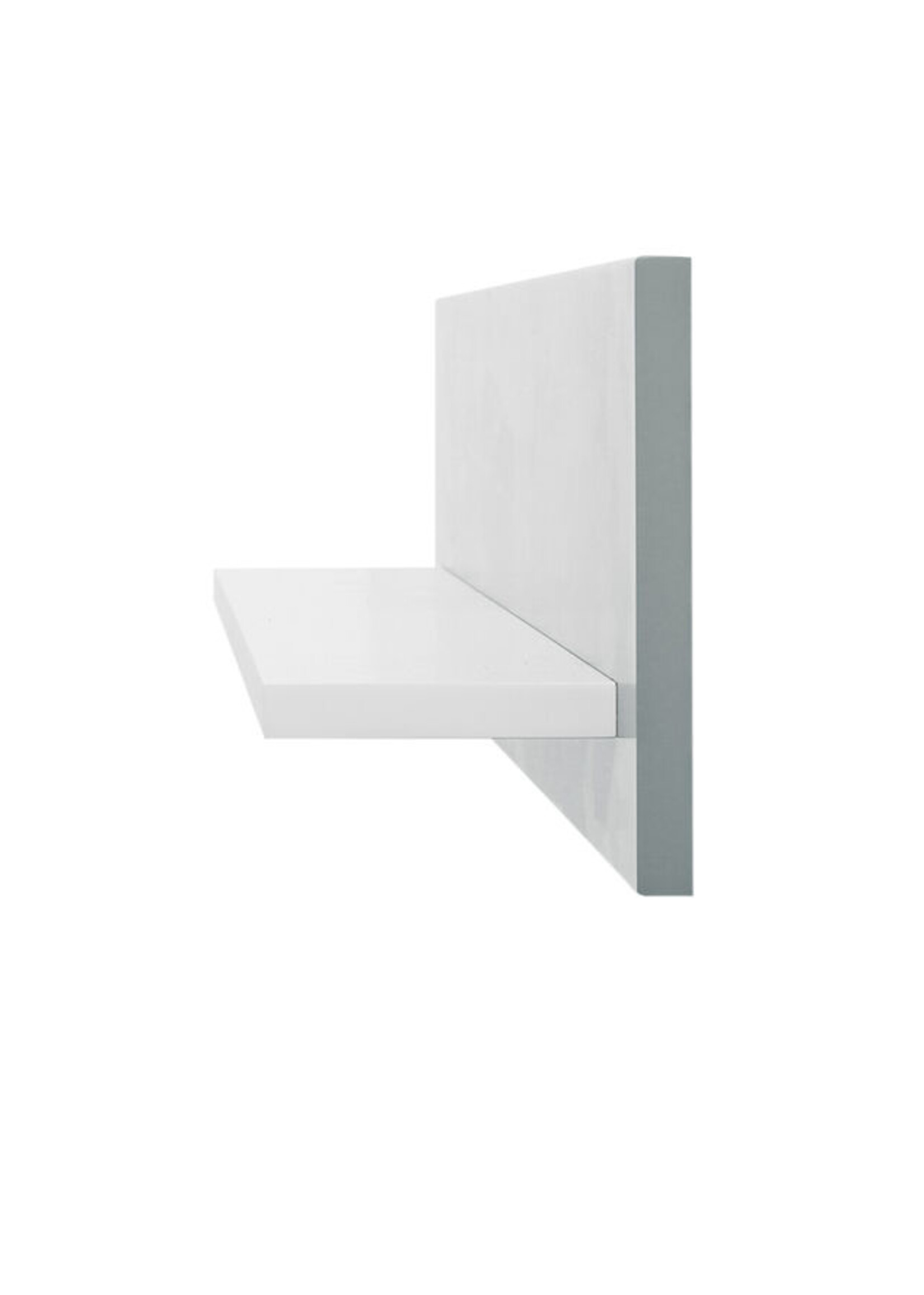 BOPITA Etagère murale Emma blanc / gris