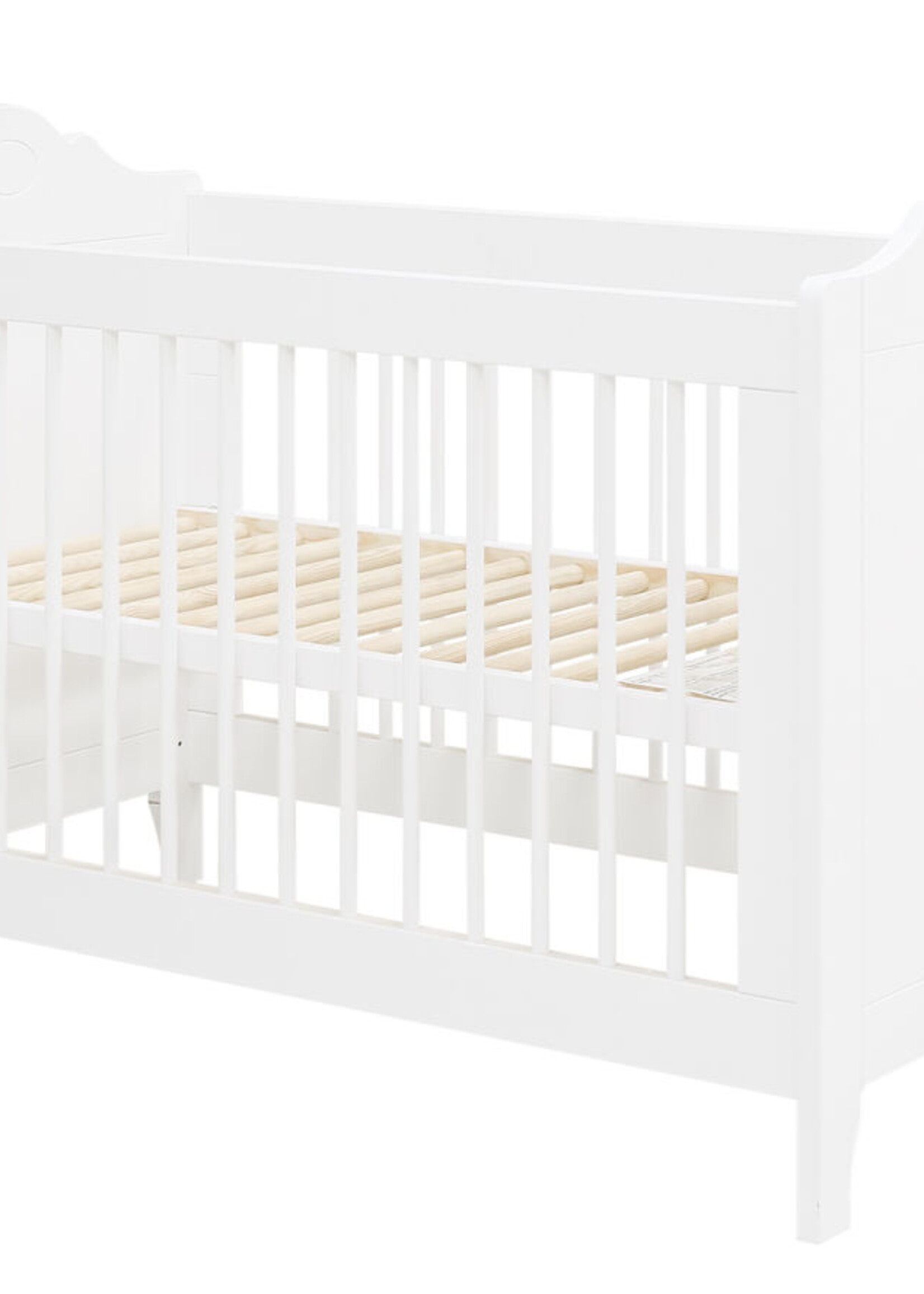 BOPITA Lit 60x120cm Evi blanc