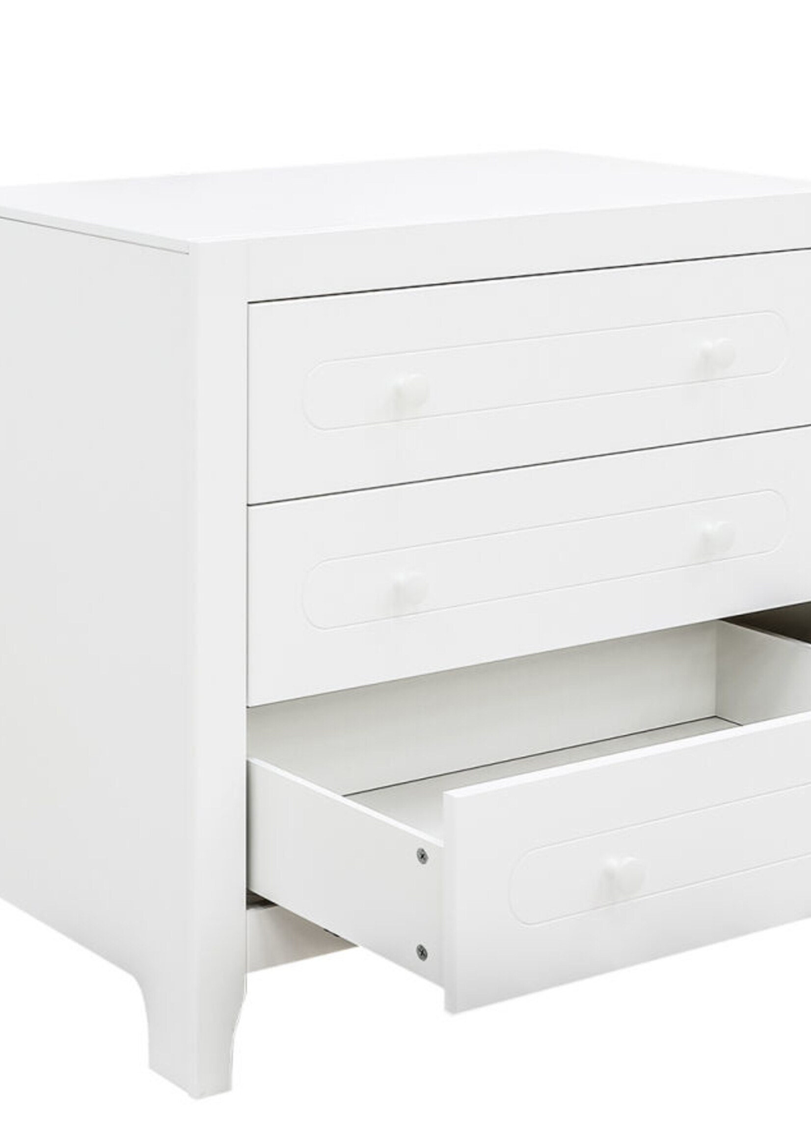 BOPITA Bed 70x140cm + Chest of drawers Evi white