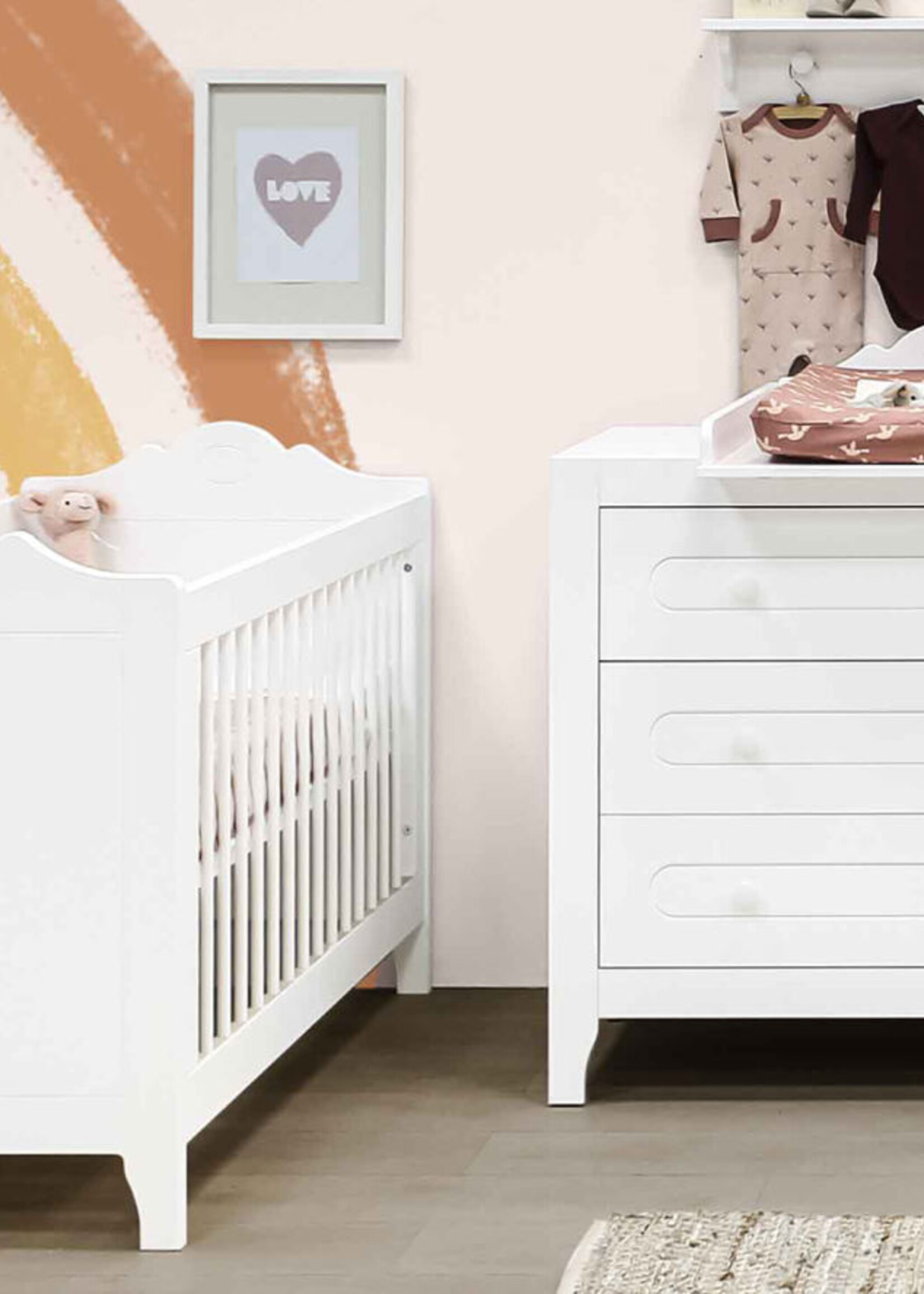 BOPITA Commode Evi blanc