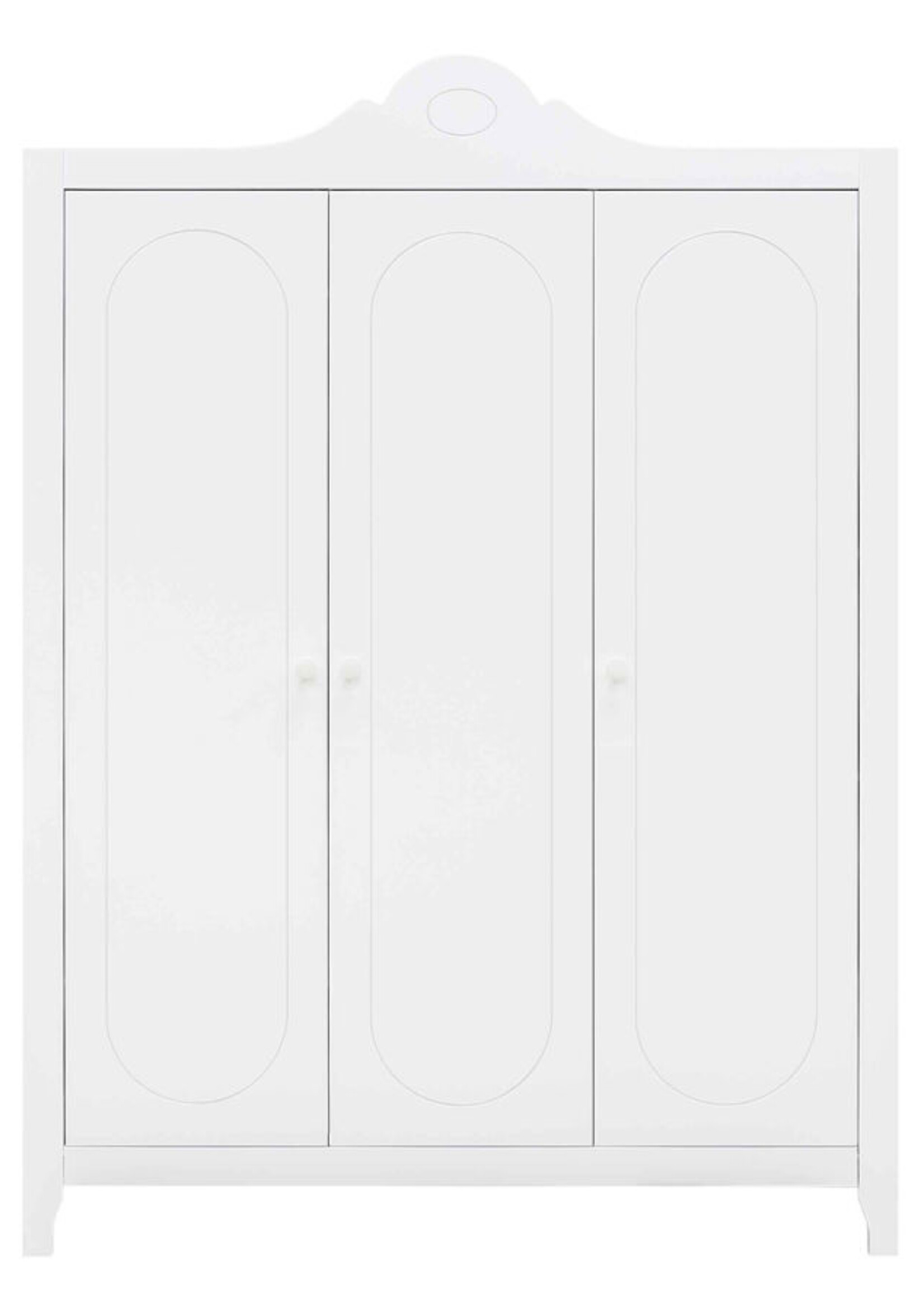 BOPITA 3 door closet Evi white