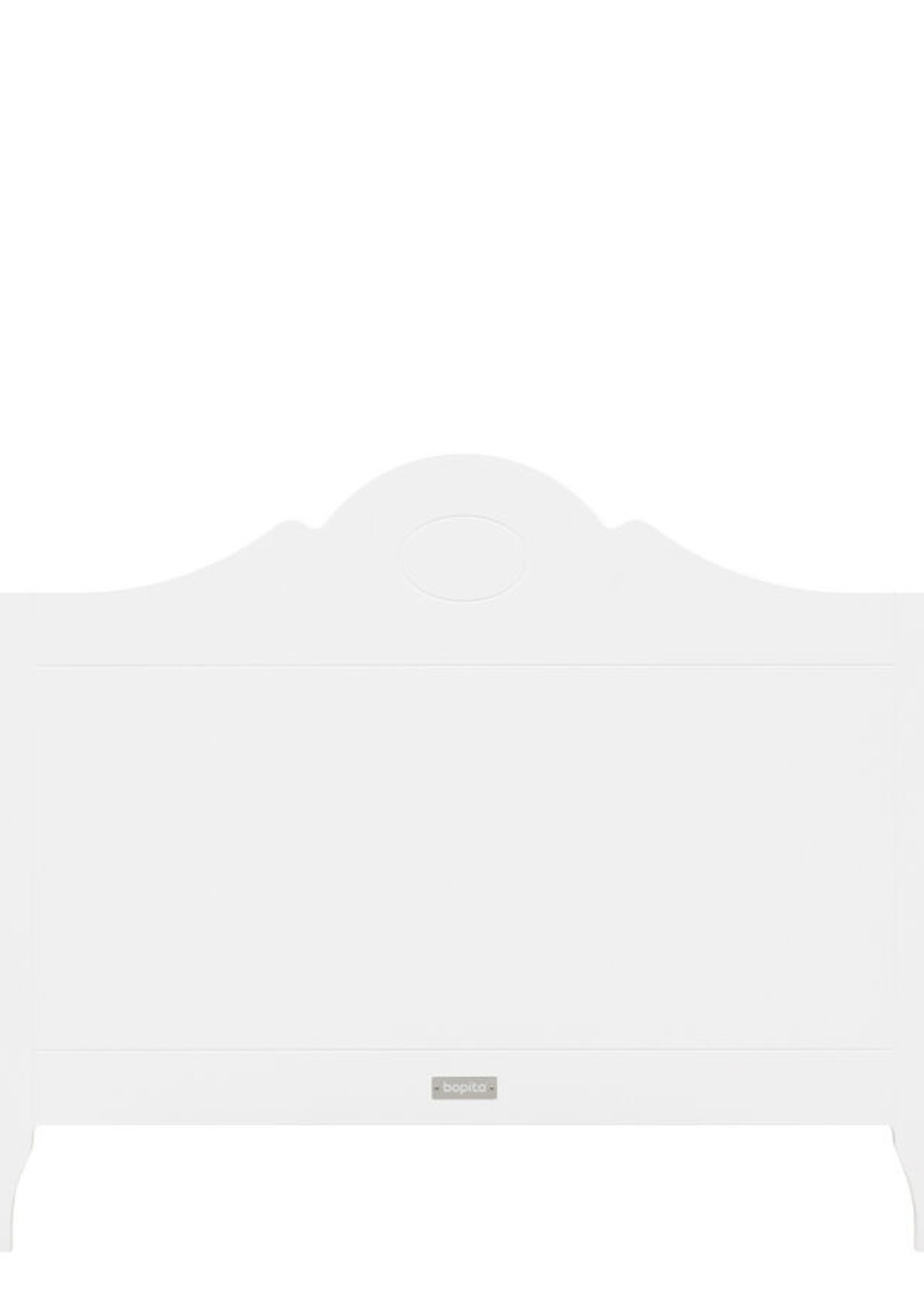 BOPITA Bed 90x200cm Evi wit