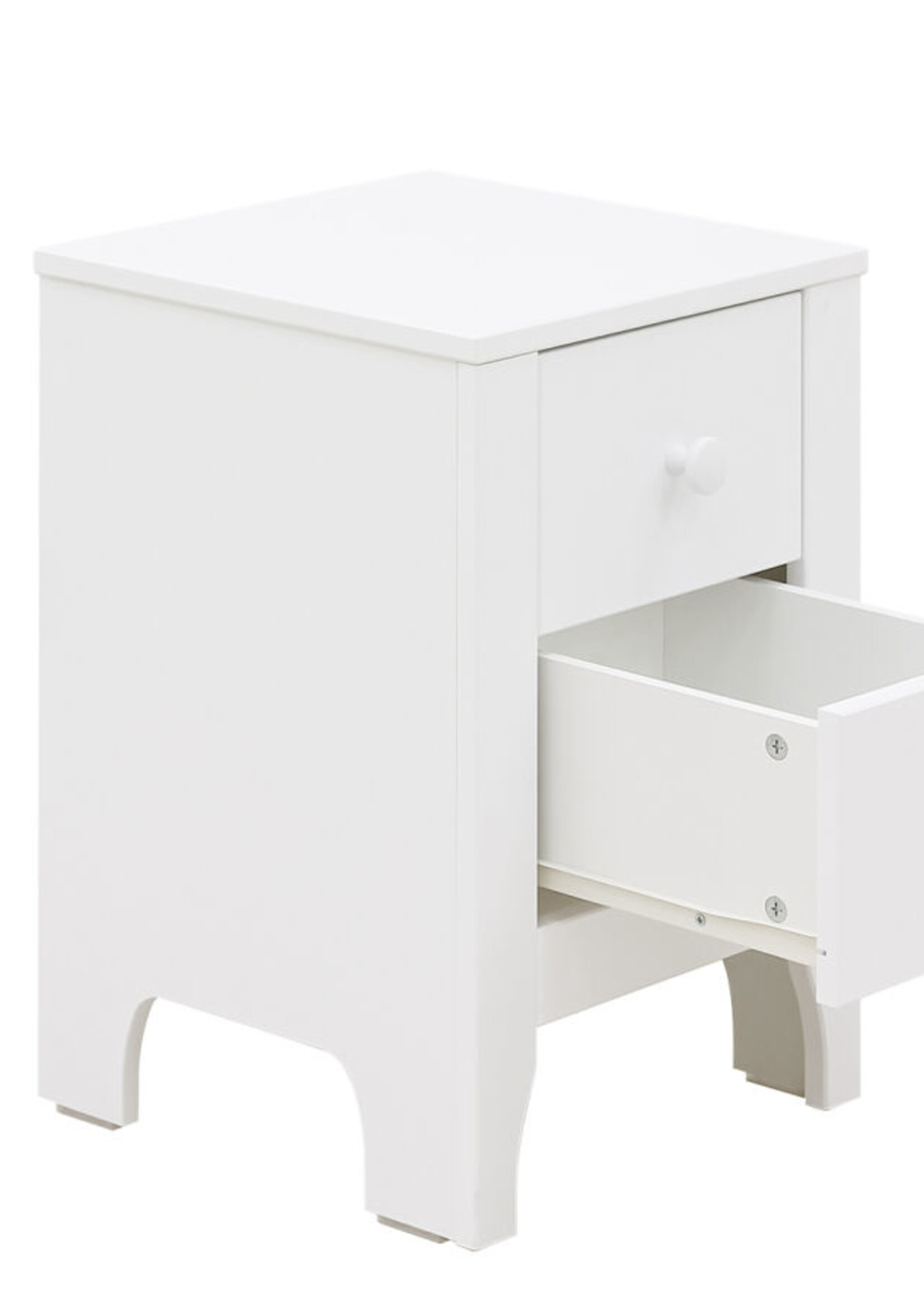 BOPITA Bedside table Evi white