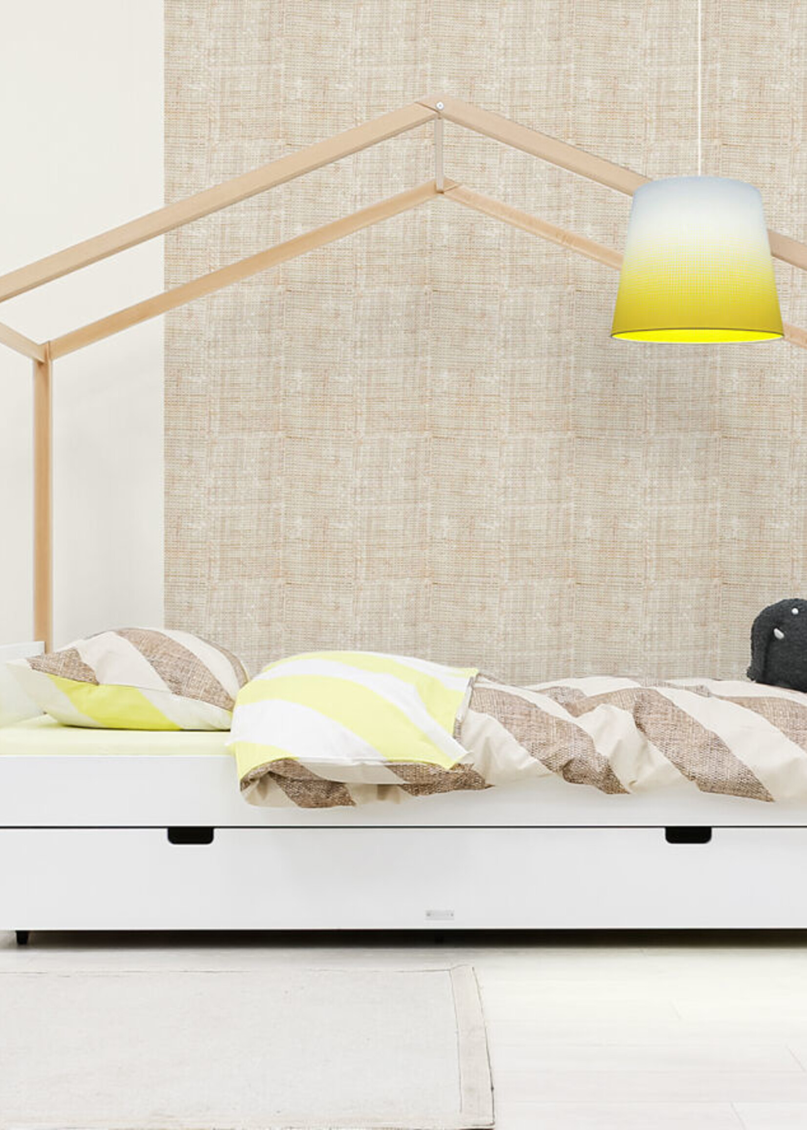 BOPITA Bedlade 90x200cm Liam wit