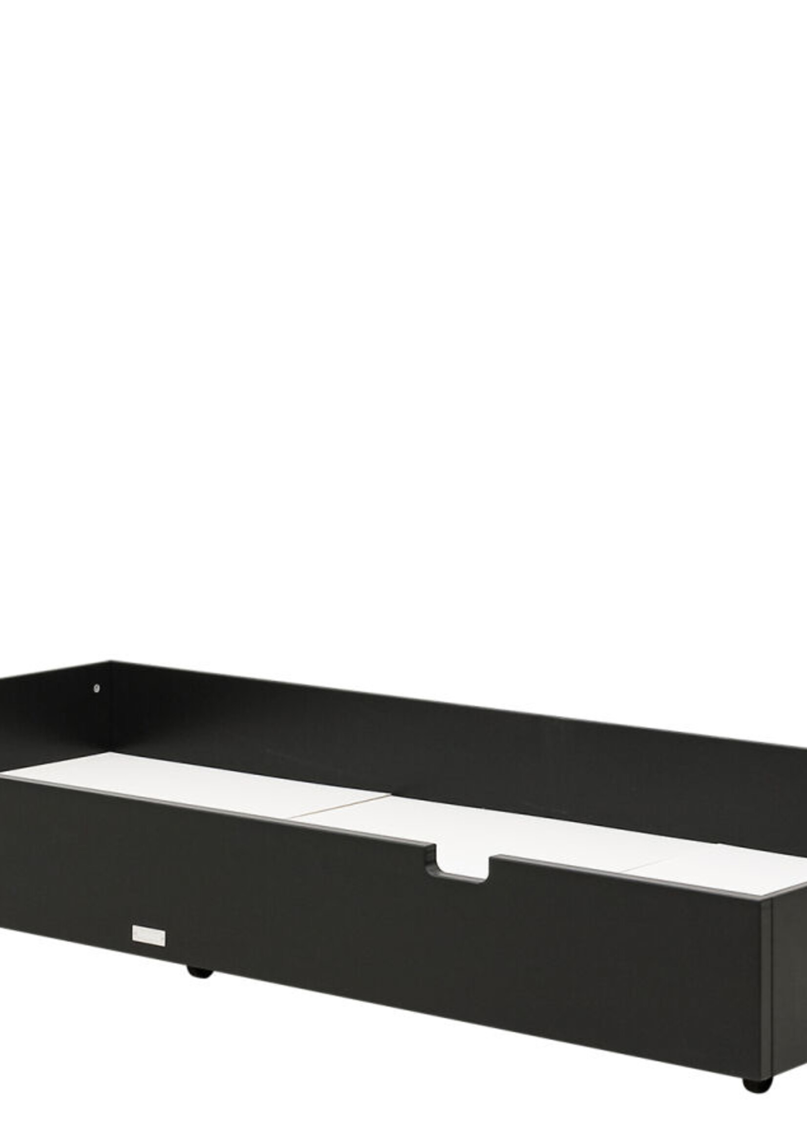 BOPITA Bed drawer 90x200cm Liam black