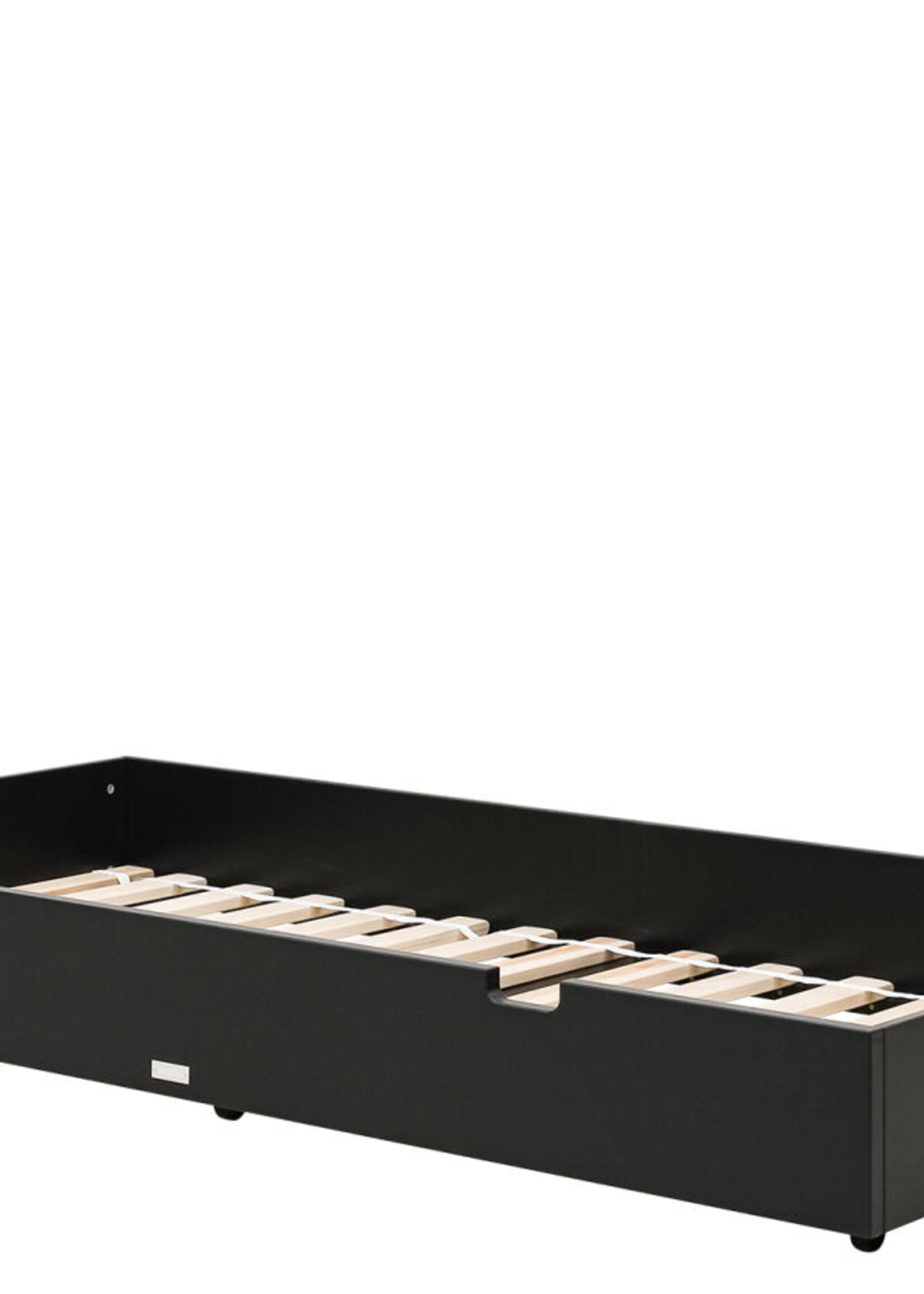 BOPITA Tiroir de lit 90x200cm Liam noir