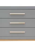 BOPITA Commode Fenna gris / naturel