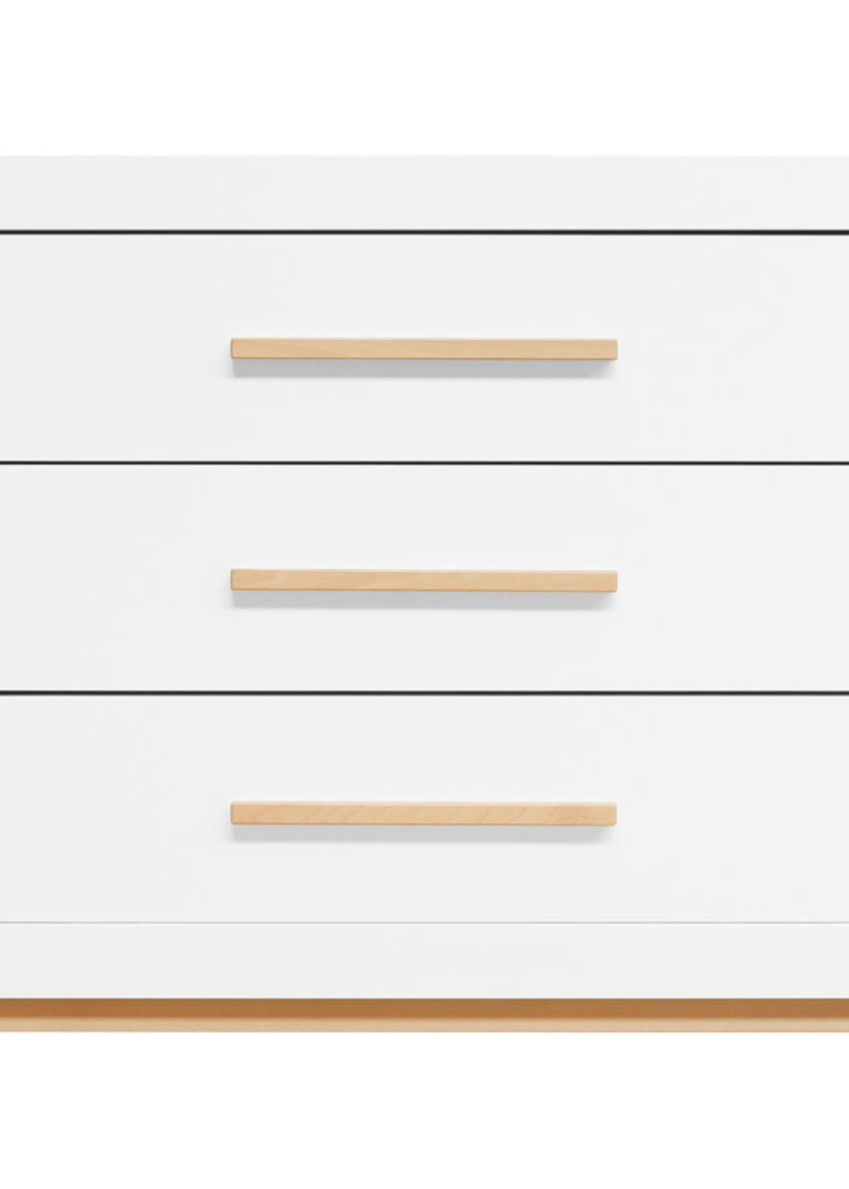 BOPITA Chest of drawers Fenna white / natural