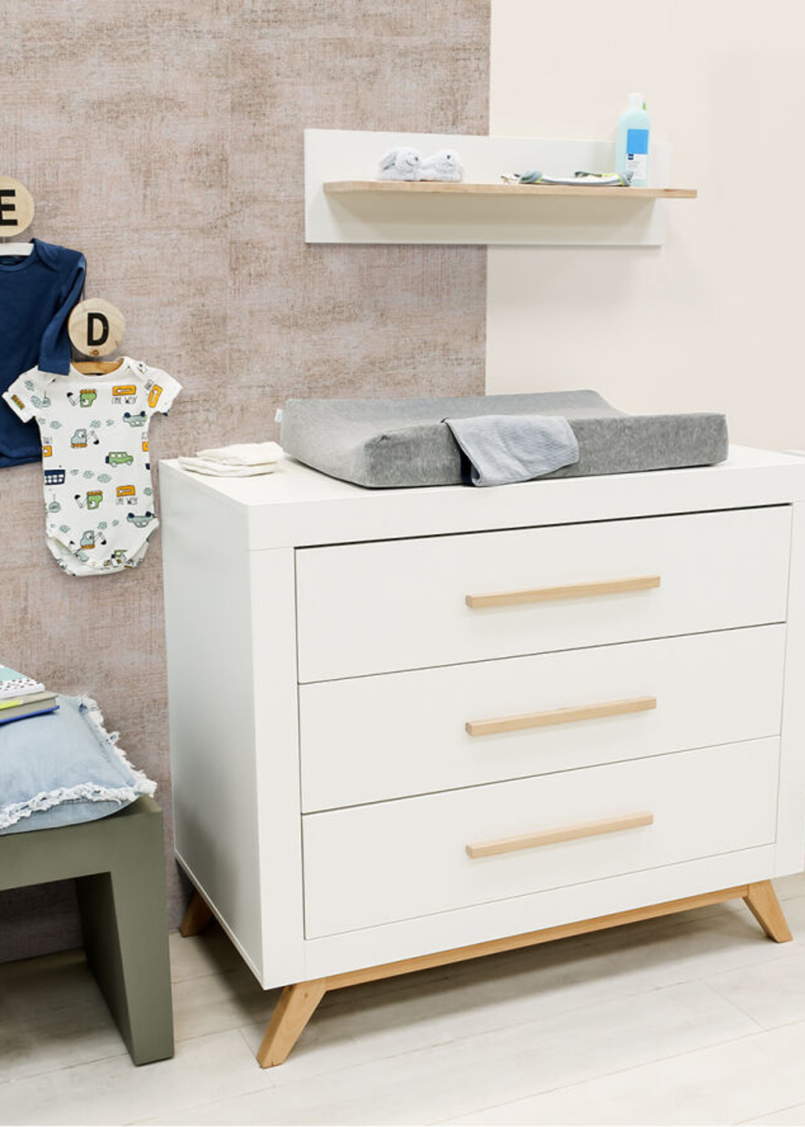 BOPITA Commode Fenna wit / naturel