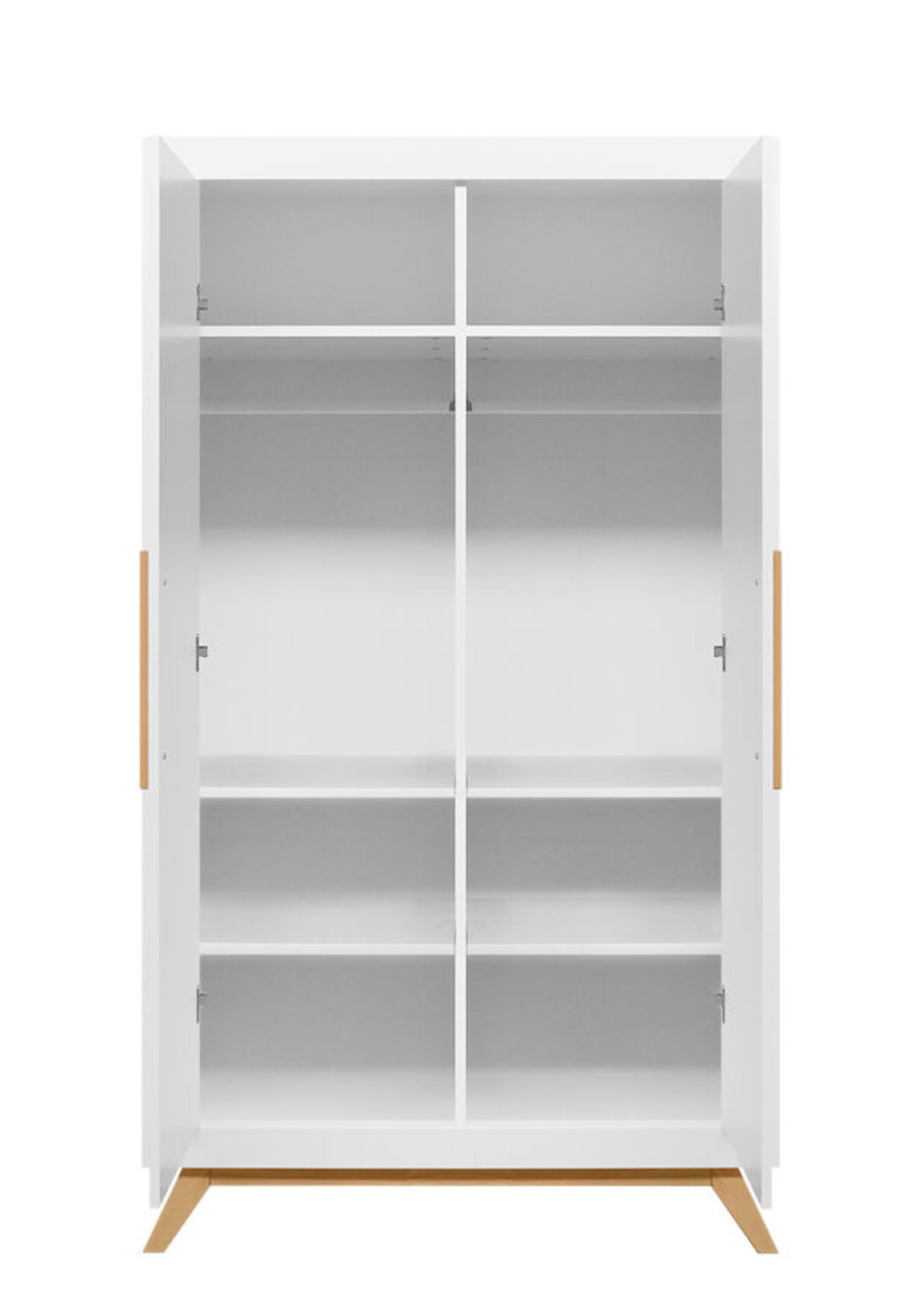 BOPITA 2 door wardrobe Fenna white / natural