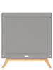 BOPITA Bed 70x140cm + Chest of drawers Fenna grey / natural
